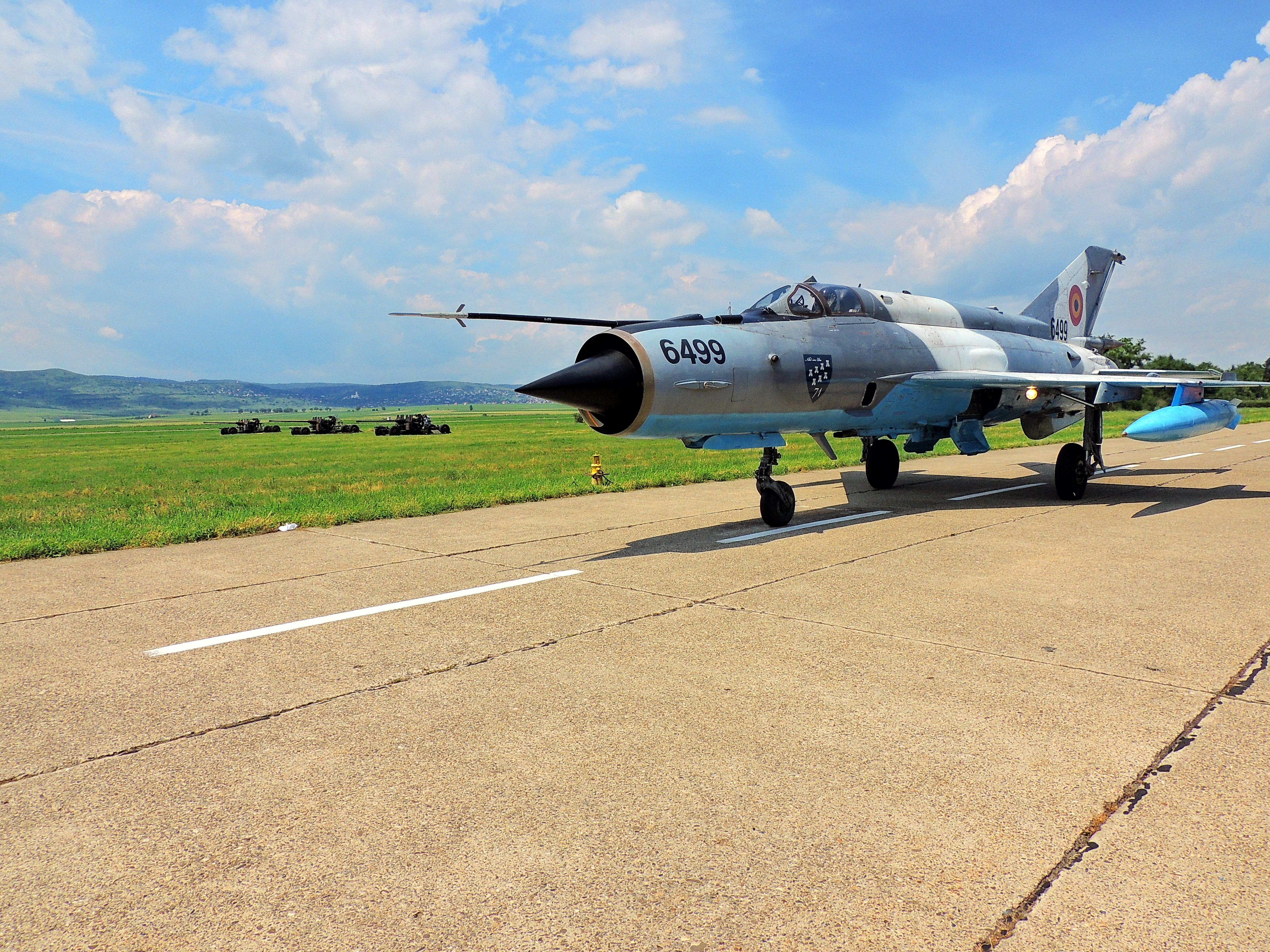 air, aerospace industry, no people, government, transportation, war, mig 21 lancer, plane, air Vehicle, sky, airport runway, nature, army, armed Forces, HD Wallpaper