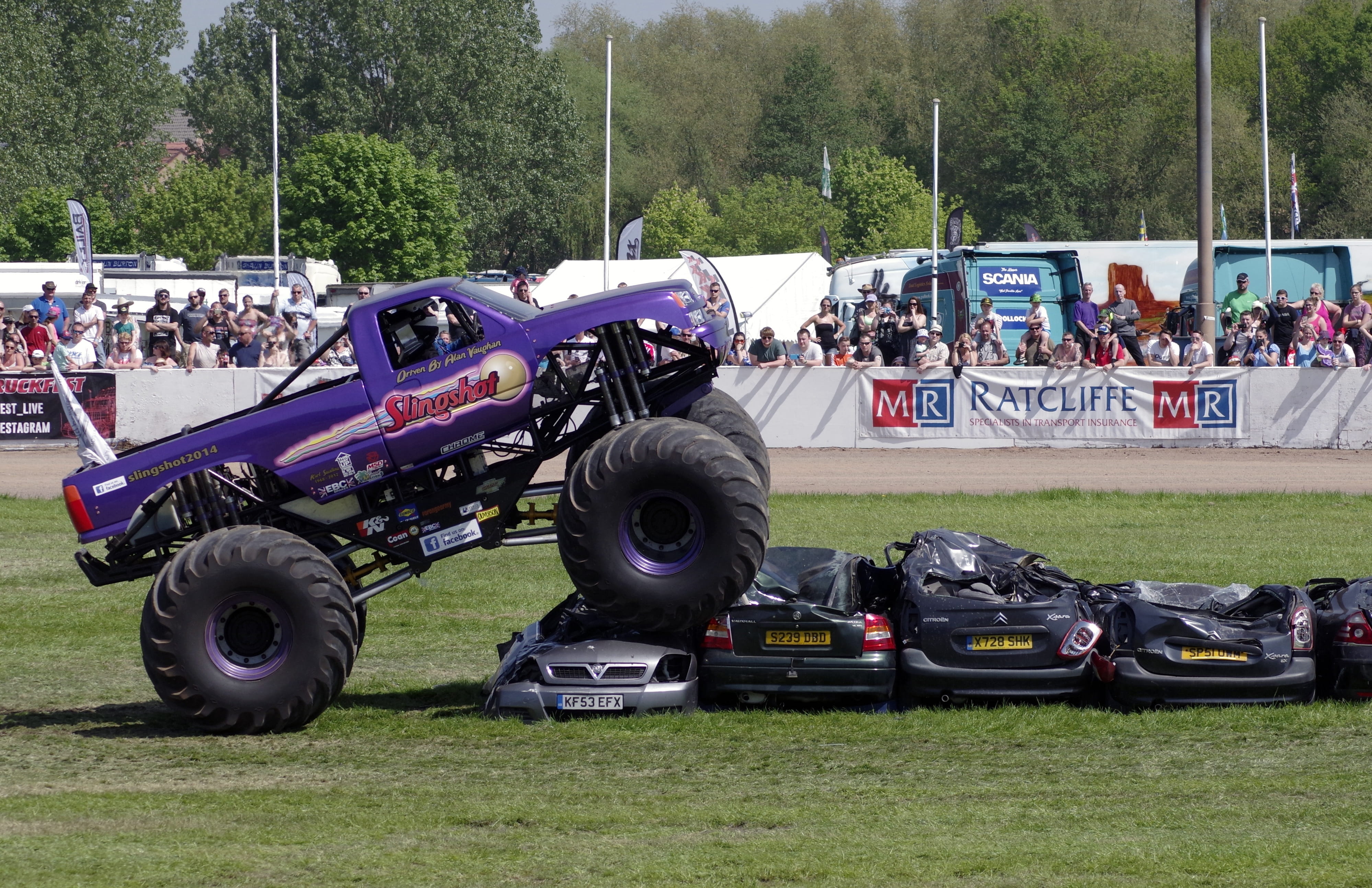 group of people, sport, stunt, real people, mode of transportation, tree, large group of people, nature, land vehicle, crowd, outdoors, day, jump, grass, HD Wallpaper