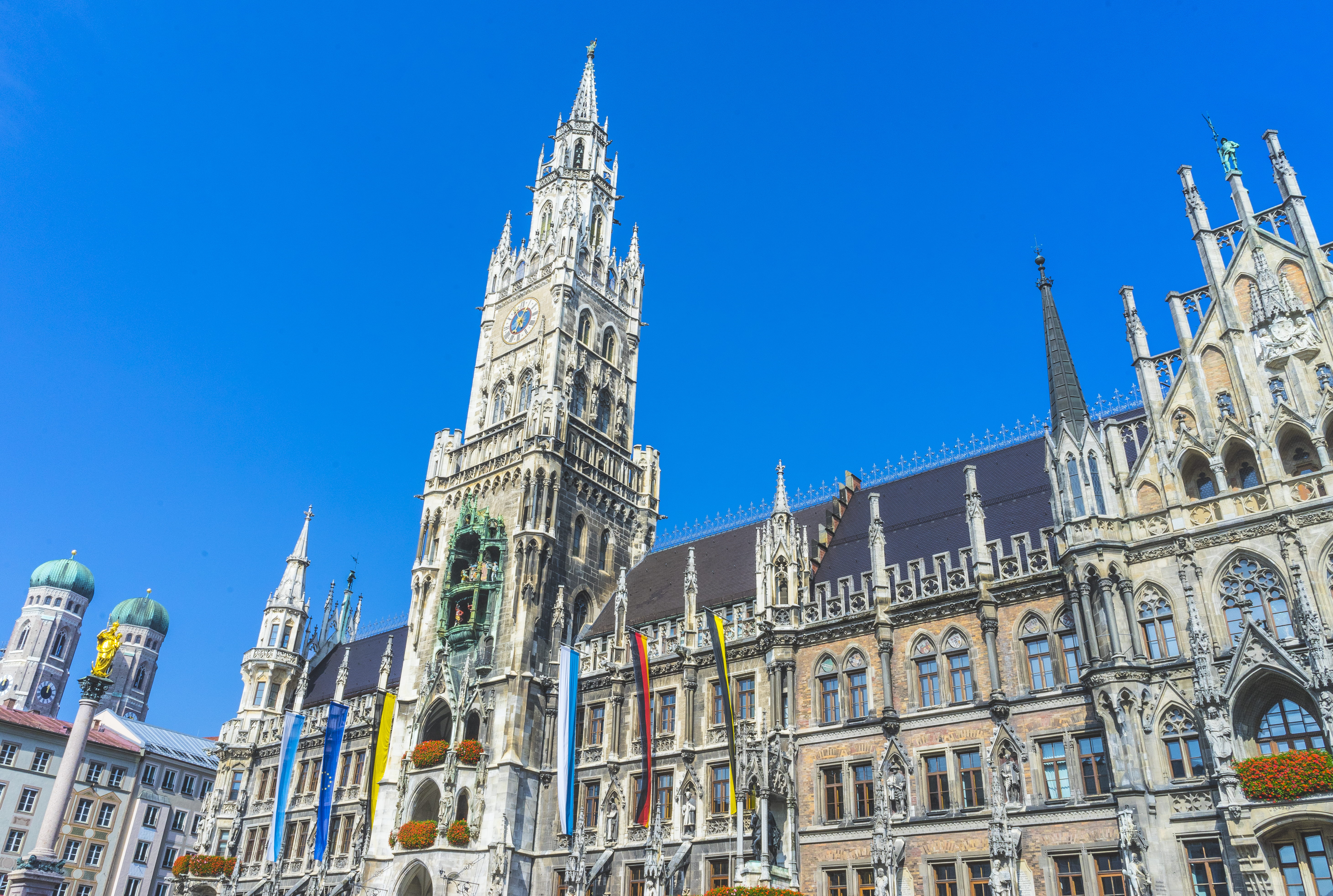 explore, nature, the past, spire, fall, october, travel, architecture, low angle view, tall - high, outdoors, building exterior, tower, history, travel destinations, HD Wallpaper