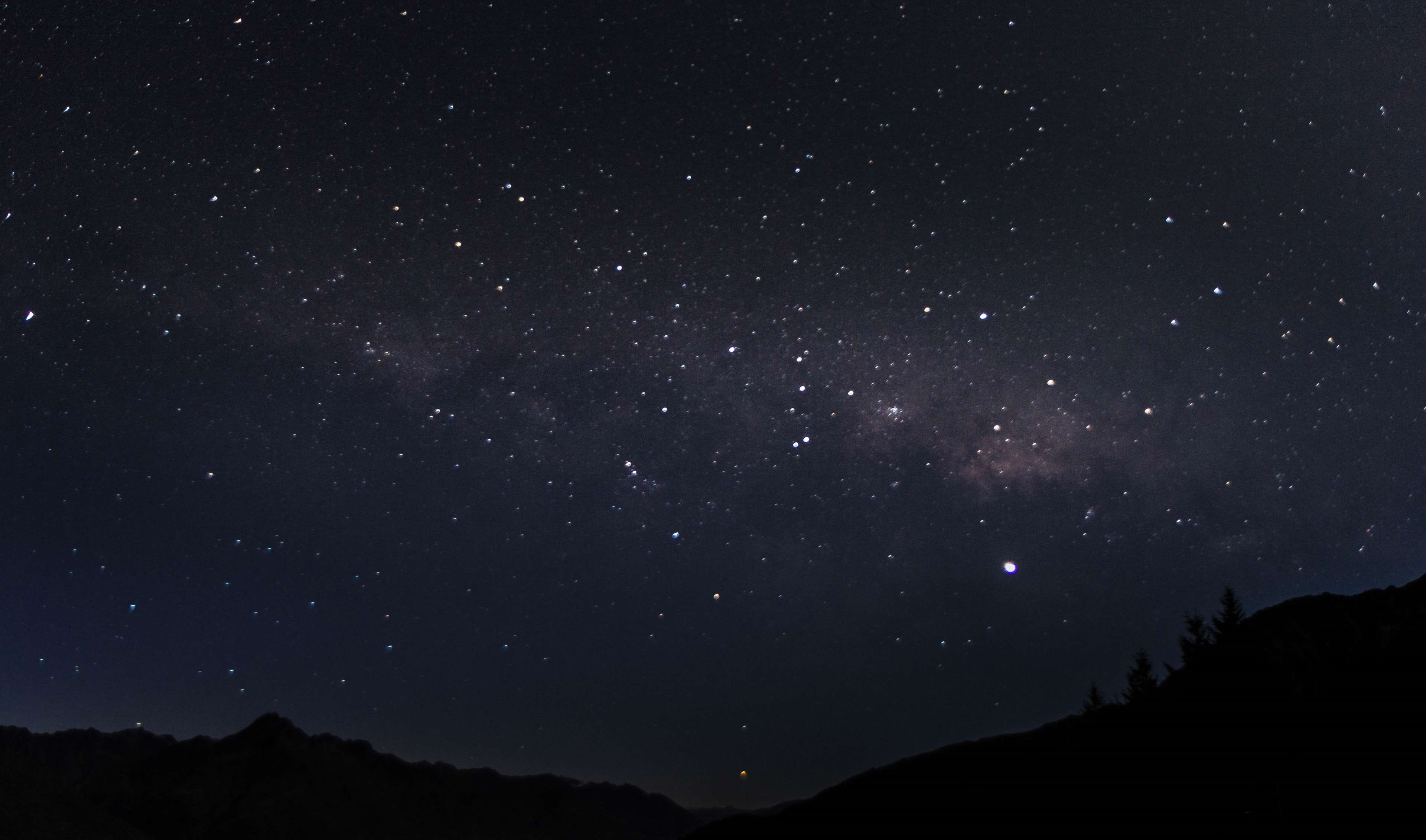 star field, galaxy, nightscape, nature, sky, space, night sky, beauty in nature, dark, star, scenics - nature, environment, constellation, 4K, outdoors, HD Wallpaper