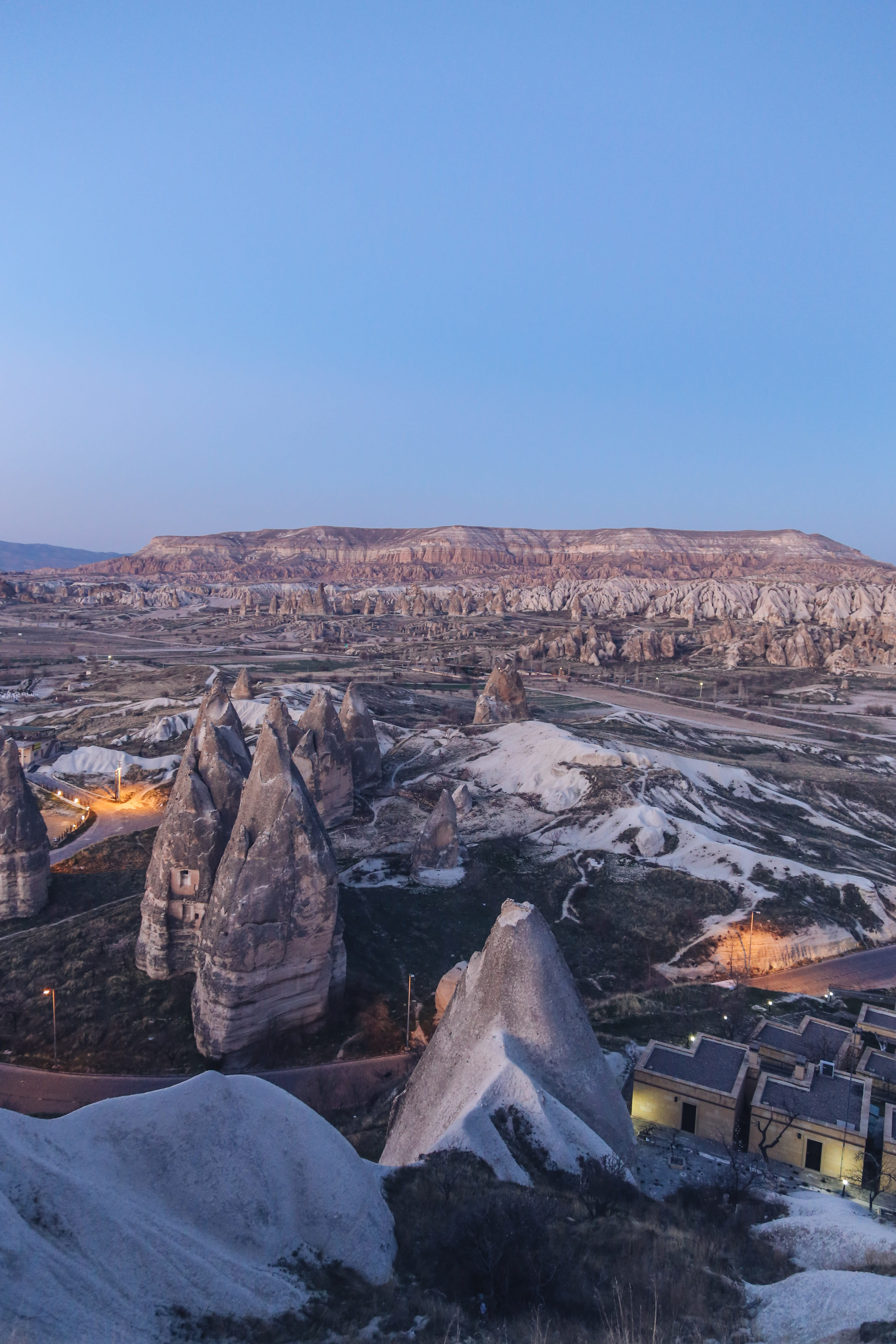 rock formation, turchia, goreme, no people, turkey, tourism, day, scenics - nature, copy space, sky, nature, environment, outdoors, 5K, formation, clear sky, Phone HD Wallpaper