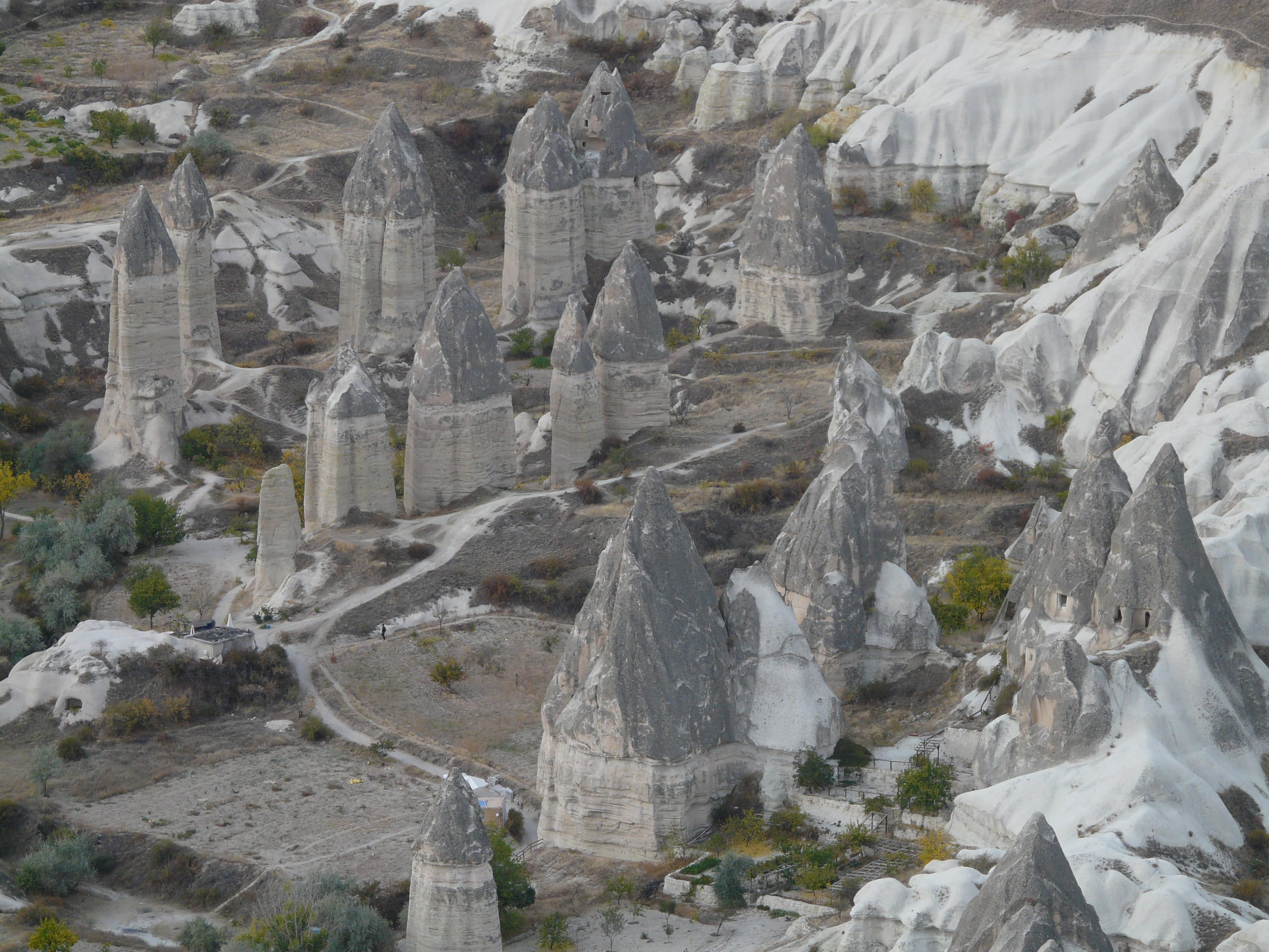eroded, Love Valley, marble, Fairy, day, no people, mountain, scenics - nature, outdoors, tufa, formation, solid, rock, rock formation, tranquility, travel, HD Wallpaper