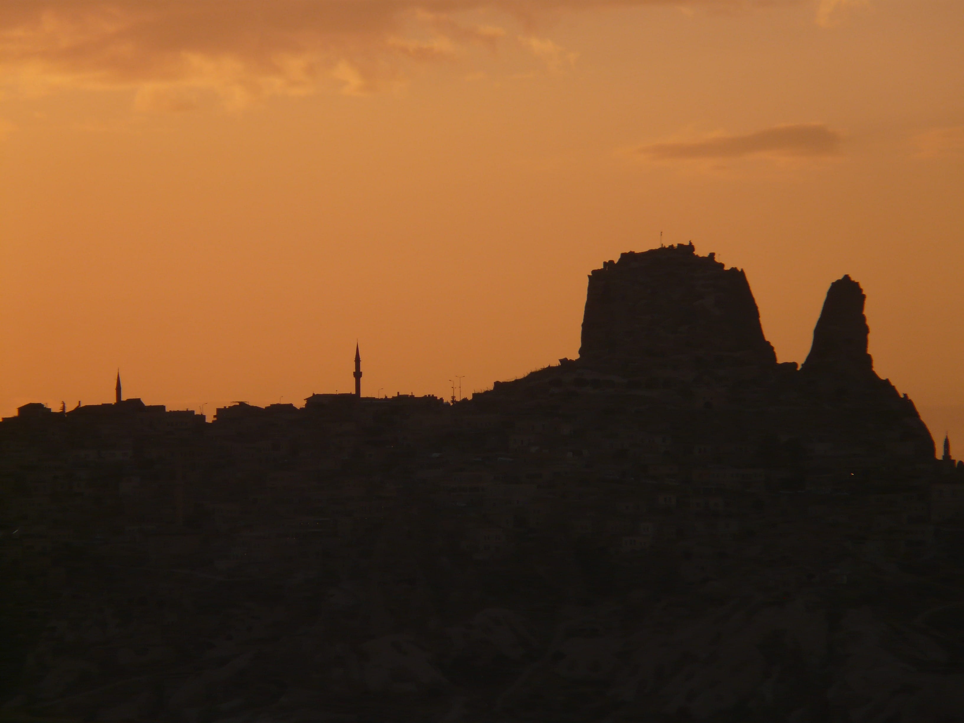 romance, built structure, Turkey, sky, sunset, belief, outdoors, travel destinations, religion, travel, orange color, building exterior, history, architecture, HD Wallpaper
