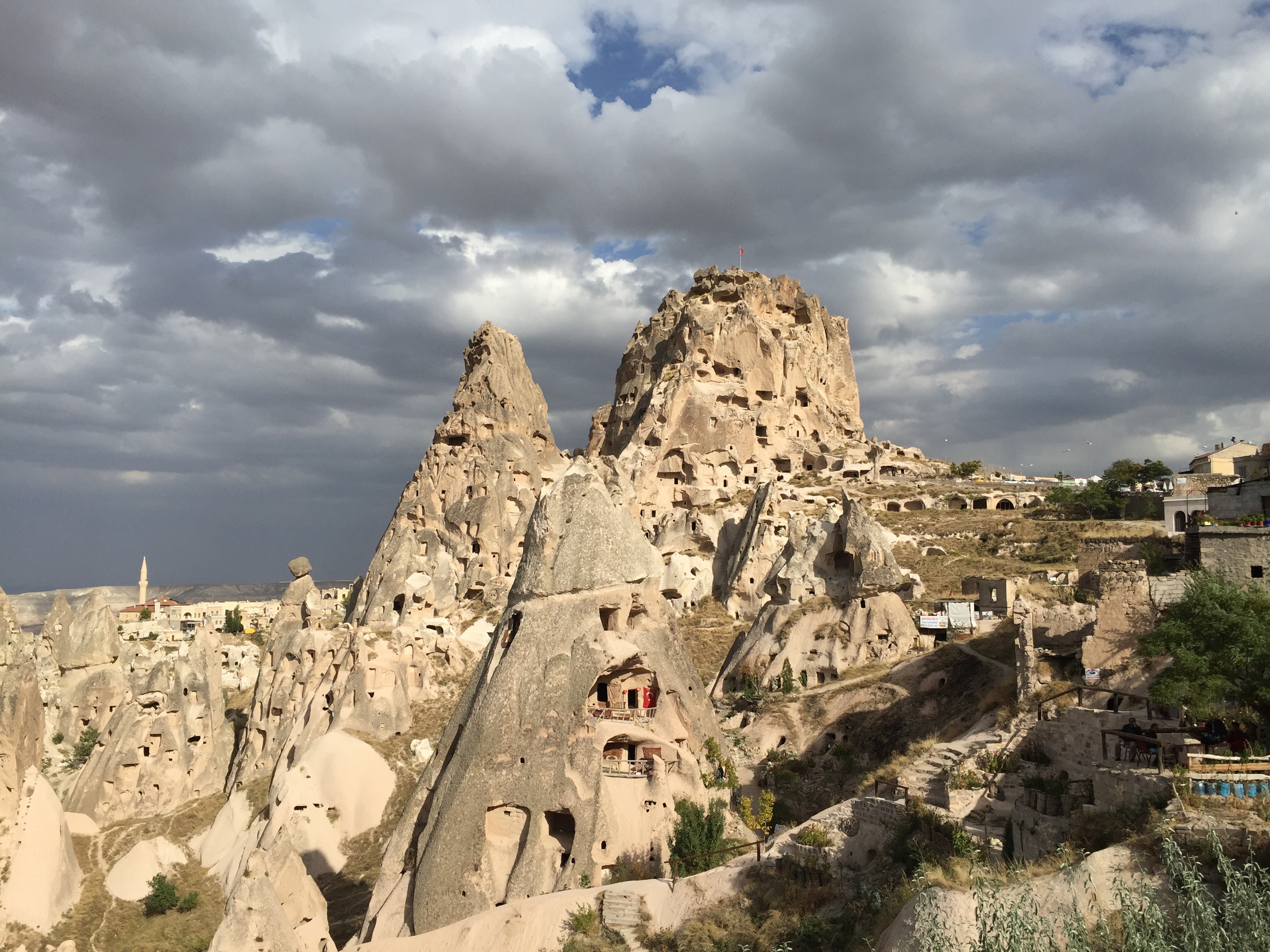 rock, history, ancient civilization, the past, ancient, built structure, no people, day, outdoors, uchisar, cappadocia, city, tourism, cloud - sky, architecture, HD Wallpaper