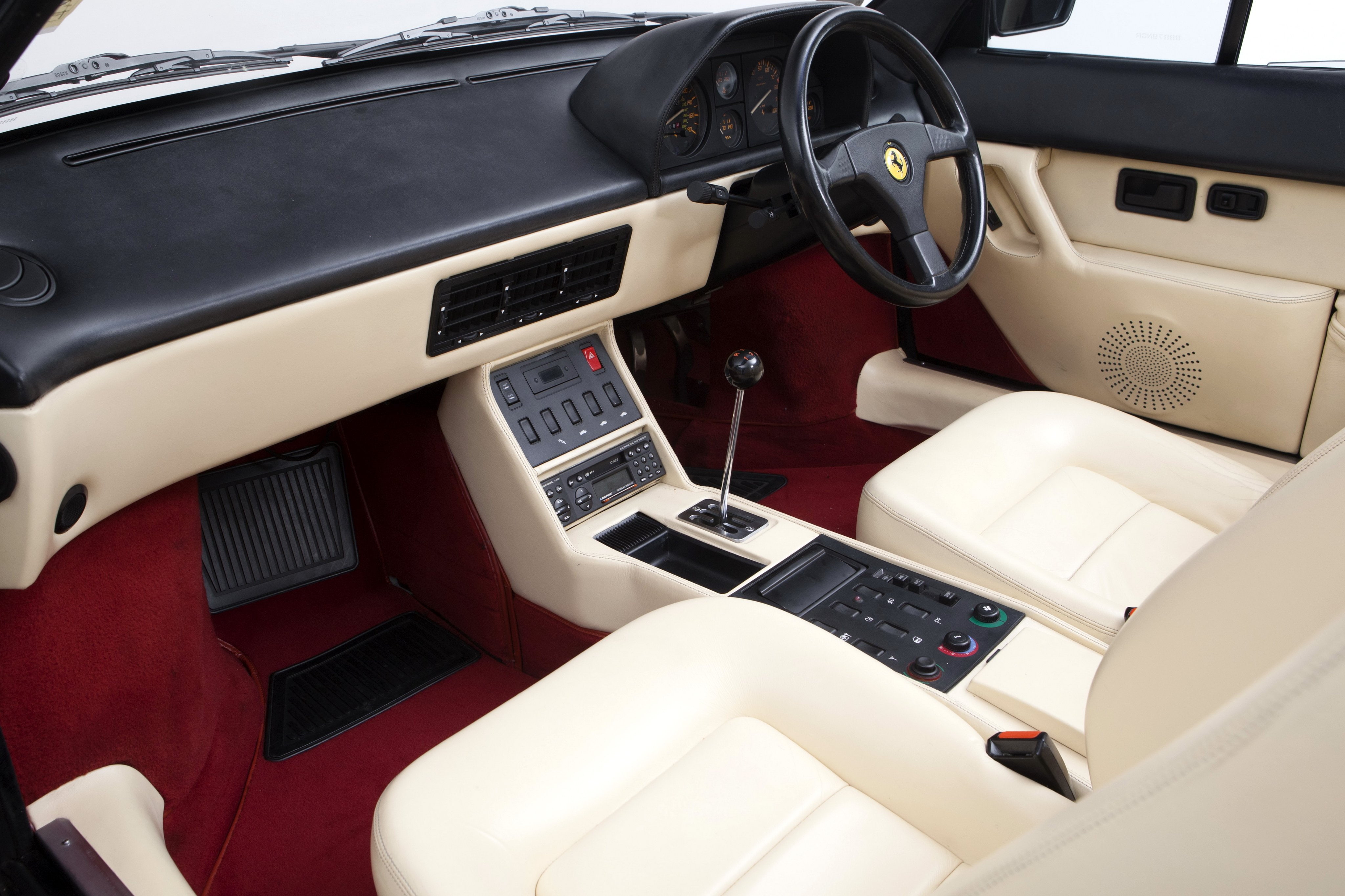 uk-spec, mondial, pininfarina, 4K, ferrari, 1991, cabriolet, supercar, HD Wallpaper