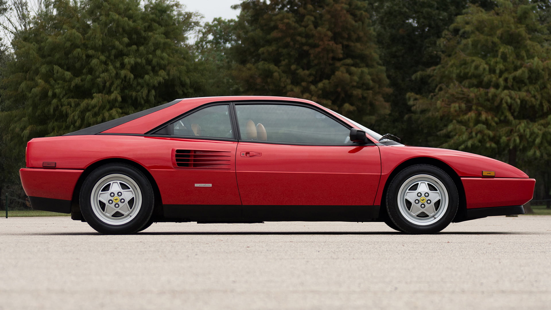 Old Car, Sport Car, Grand Tourer, Car, Coupé, Red Car, Ferrari Mondial T, 1080P, Ferrari, HD Wallpaper