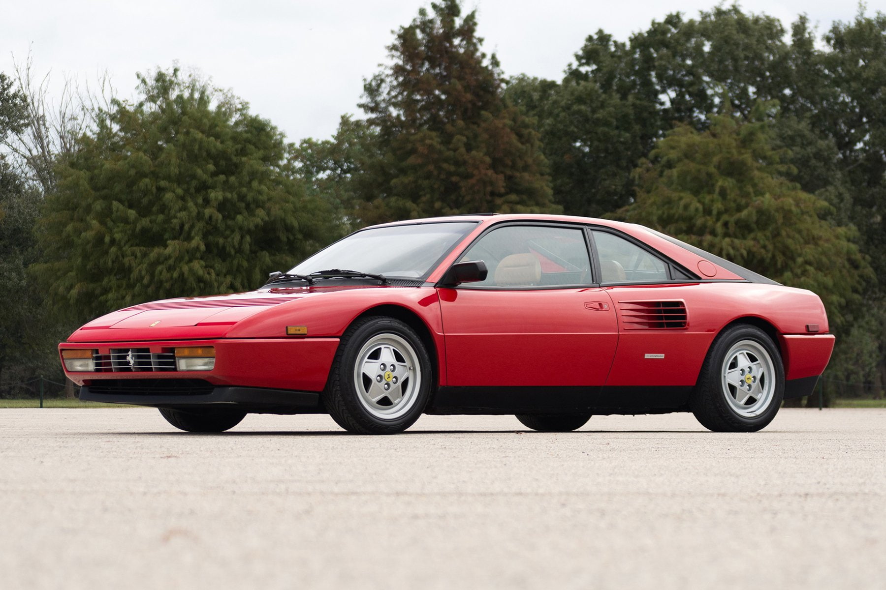 ferrari, mondial, (t), cars, 1989, 720P, red, us-version, HD Wallpaper