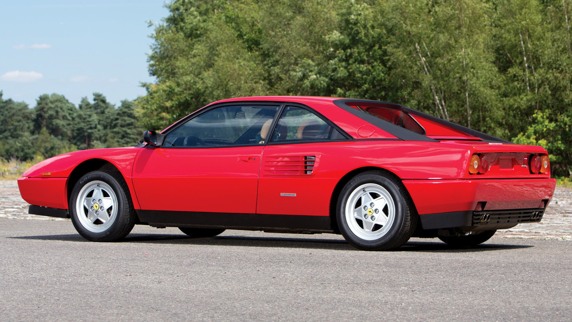 Grand Tourer, 1080P, Sport Car, Ferrari Mondial T, Coupé, Old Car, Red Car, Car, Ferrari, HD Wallpaper