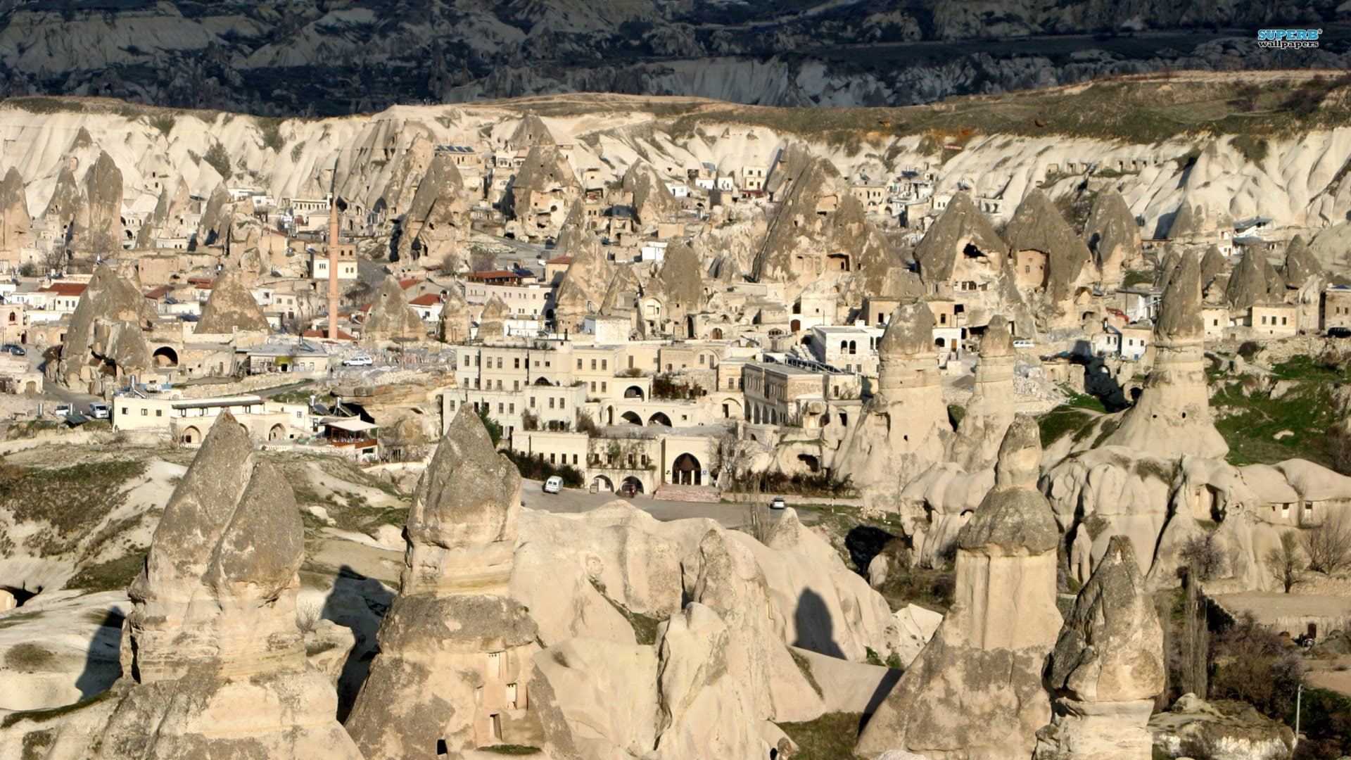 amazing, kapadokya, historic, 1080P, city, HD Wallpaper