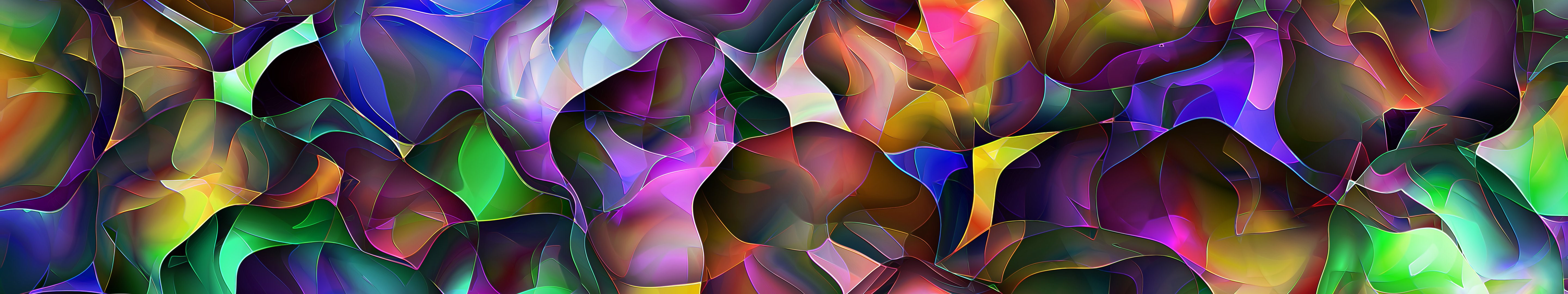 screen, Couleur, 5K, monitor, abstract, color, multiple, triple, multi, HD Wallpaper