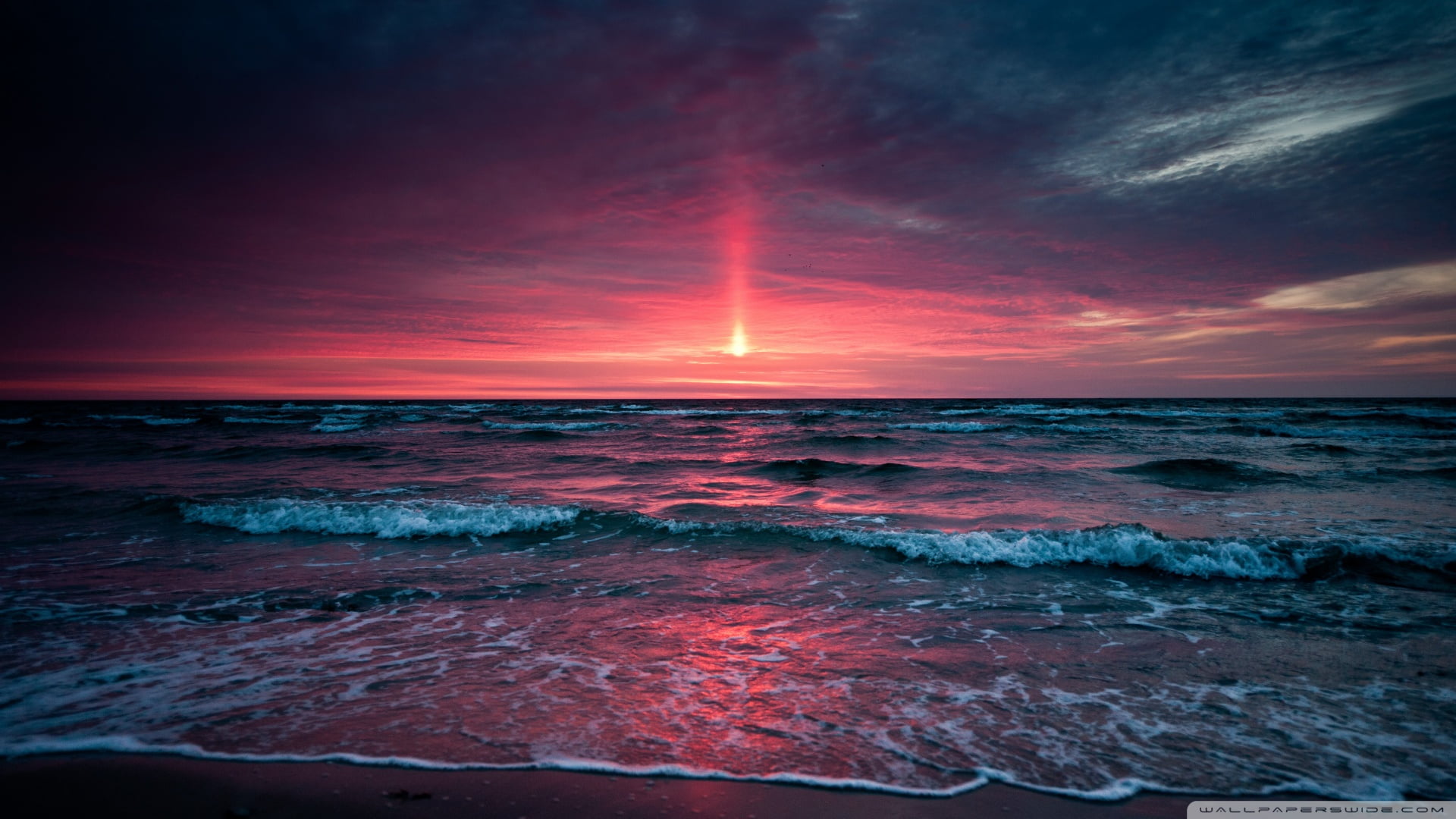 land, surfing, sunset, brown, rectangular, outdoors, wave, scenics - nature, horizon, nature, water, sea, beach, wooden, 1080P, table, tranquility, motion, HD Wallpaper