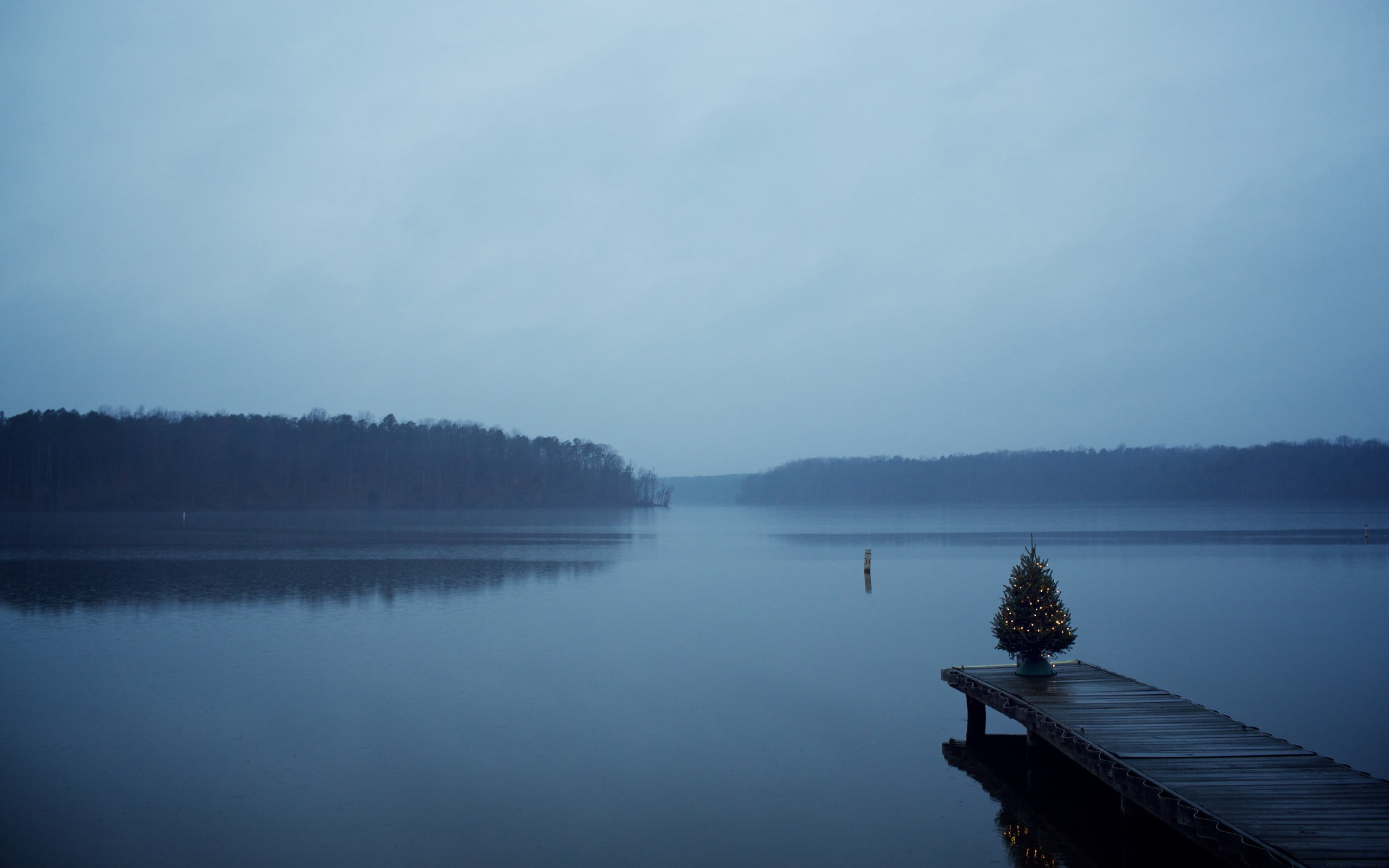 sky, scenics - nature, idyllic, pier, dock, tranquil scene, reflection, copy space, non-urban scene, day, no people, water, beauty in nature, lake, plant, HD Wallpaper