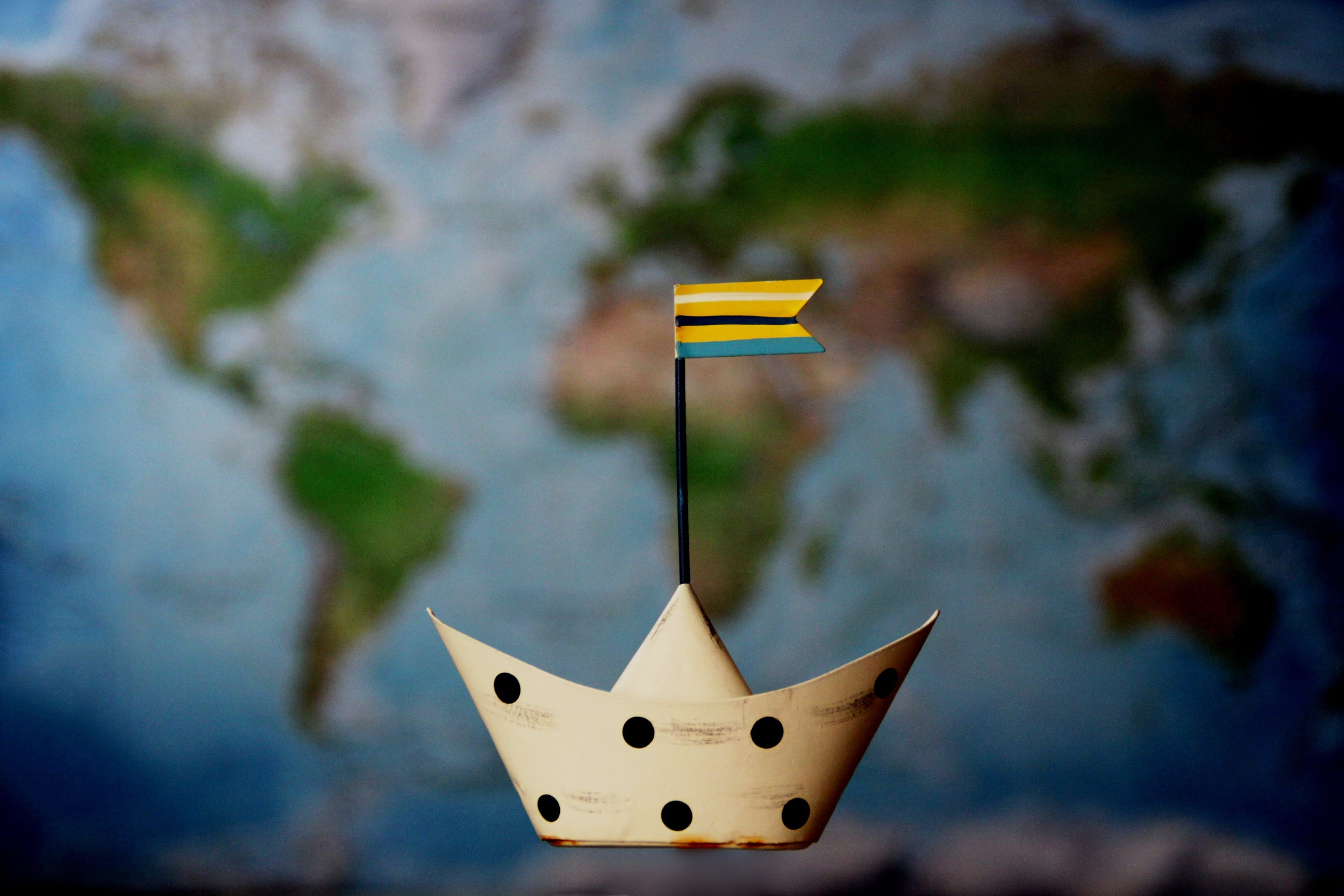 single object, sun, 2K, far away, guidance, nautical vessel, transportation, art and craft, summer, paper boat, sea, travel voucher, sailing boat, creativity, HD Wallpaper