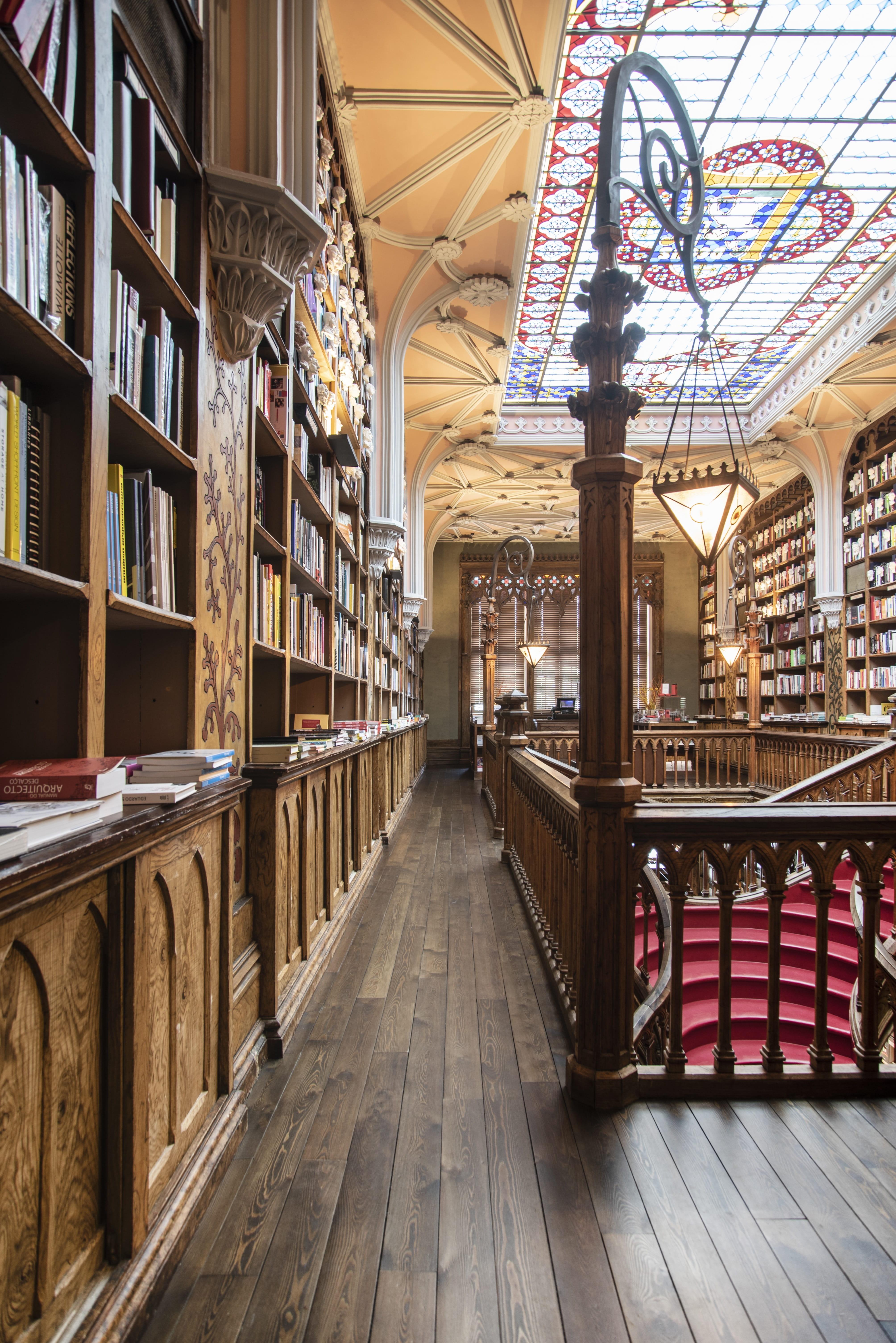 empty, lighting equipment, books, large group of objects, staircase, shelf, bookstore, history, no people, flooring, education, bookshop, bookshelf, 5K, Phone HD Wallpaper
