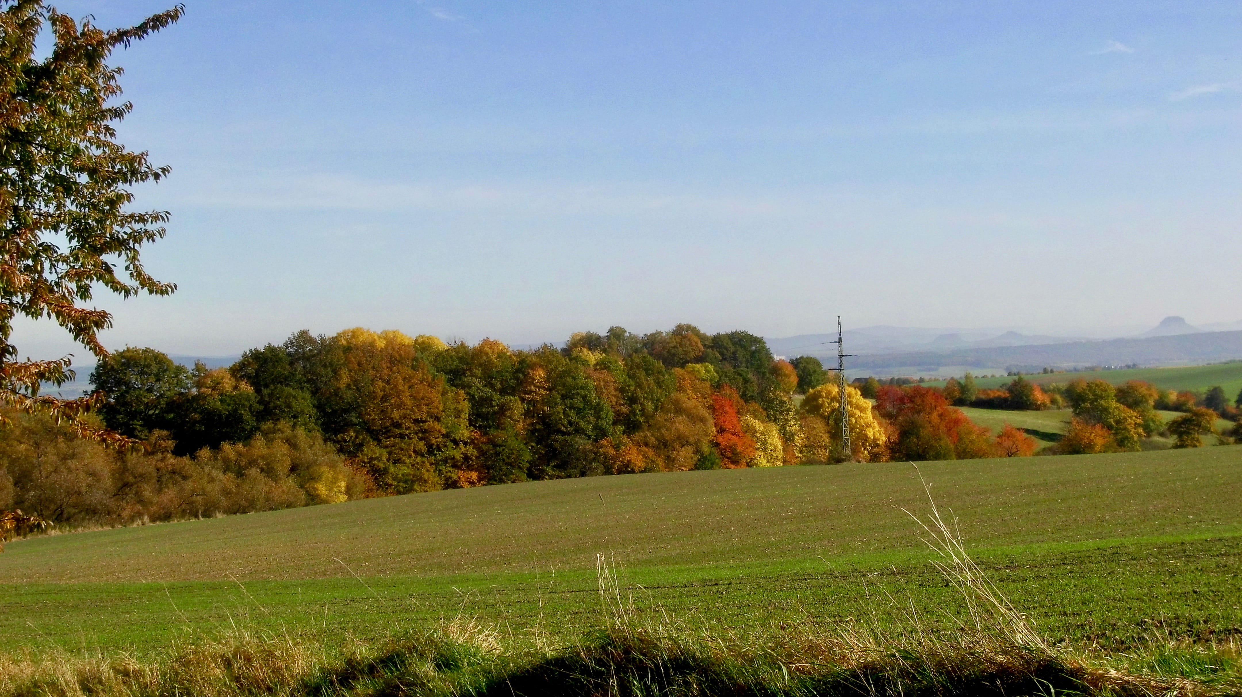 no people, sächsische schweiz-osterzgebirge, beauty in nature, 4K, scenics - nature, sky, rural scene, landscape, non-urban scene, tranquility, plant, HD Wallpaper