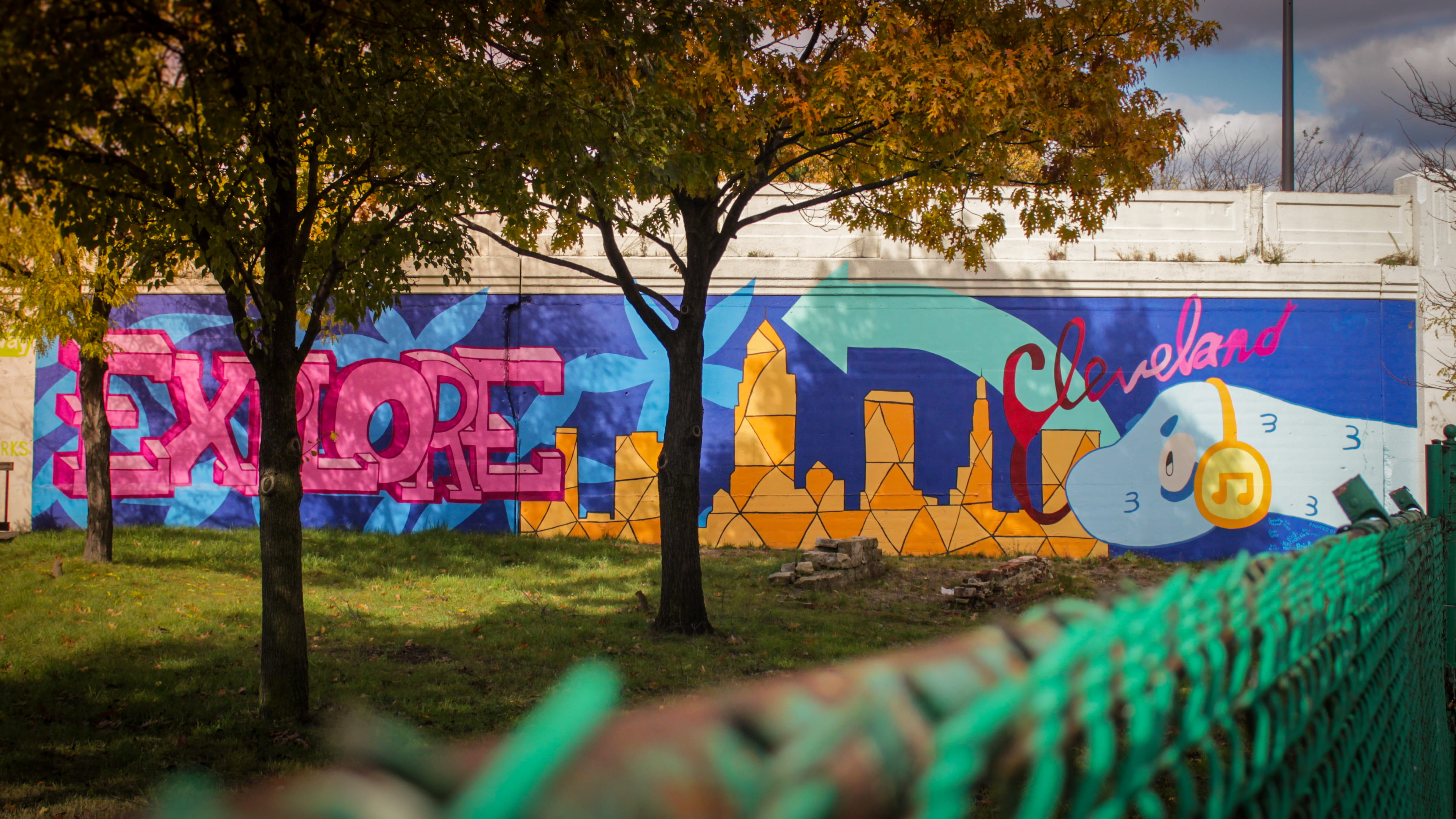 plant, built structure, cleveland, land, tremont, outdoors, united states, creativity, graffiti, art and craft, representation, no people, nature, multi colored, HD Wallpaper