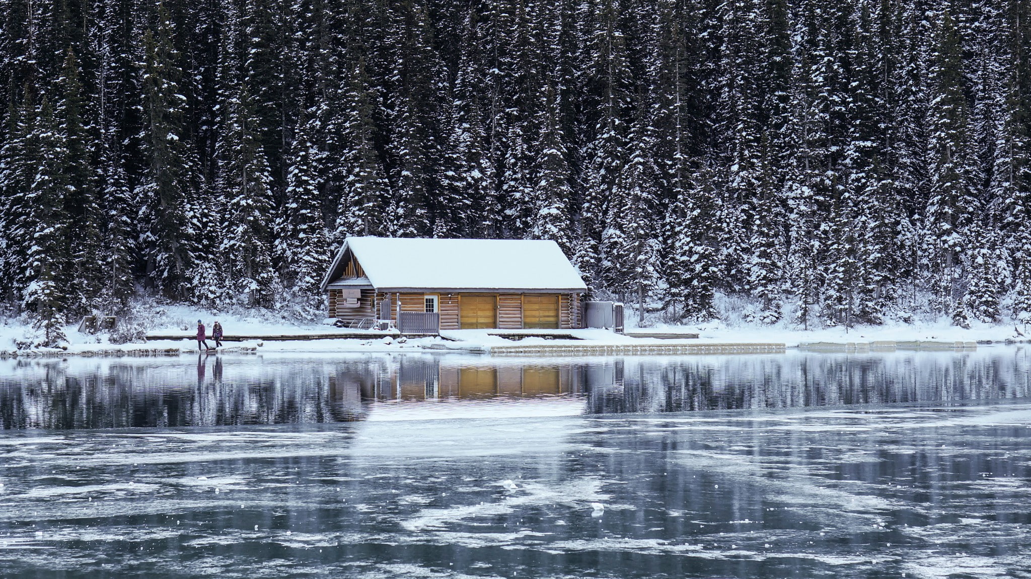 house, brown, wooden, little, LITTLE HOUSE, river, 1080P, cabin, forest, white, HD Wallpaper