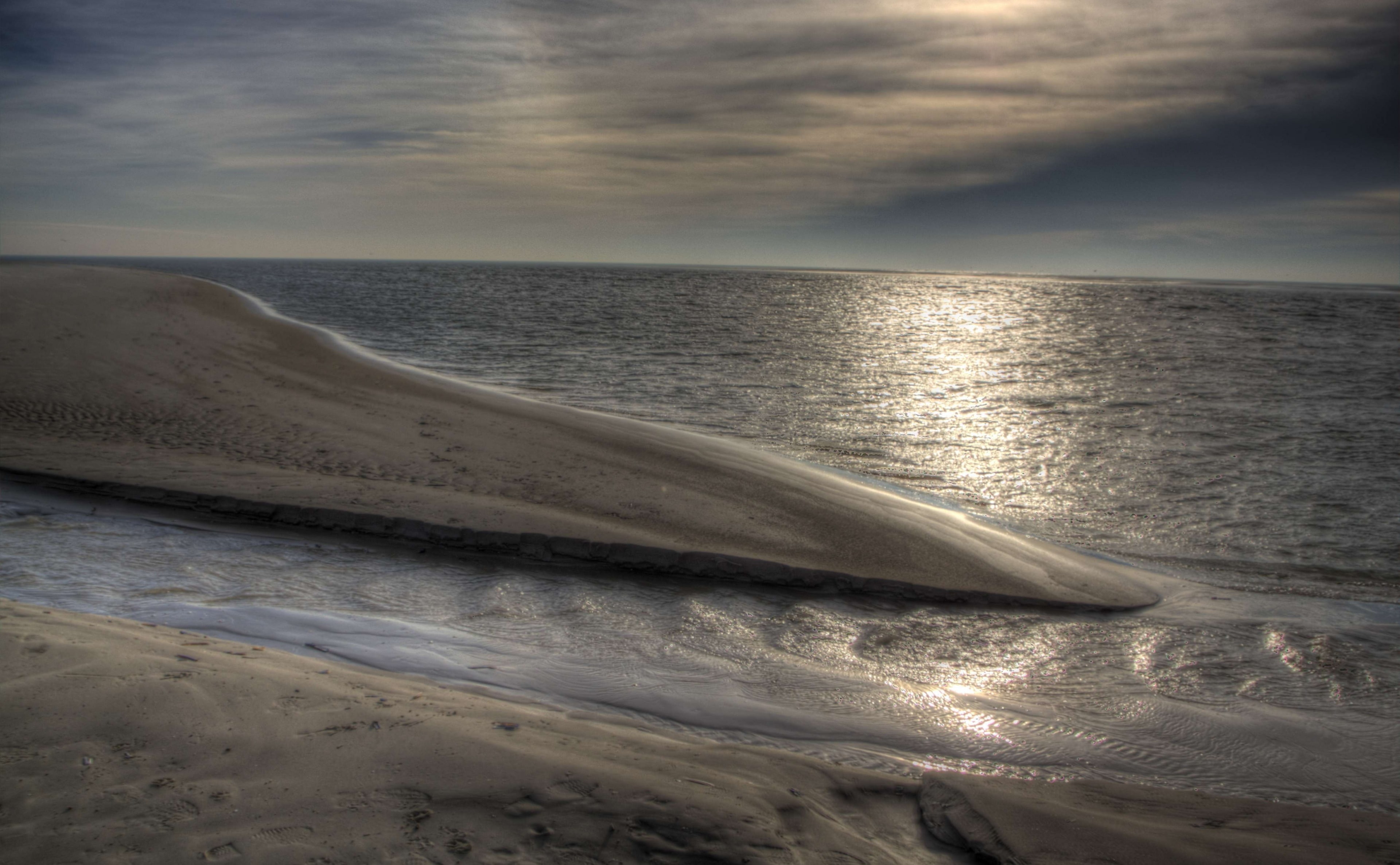 Wind, soleil, Seasons, sea, Coast, water, varde, Winter, February, Breakwater, licht, Horizon, handheld, sonne, solfald, Nature, photomatix, no people, HD Wallpaper