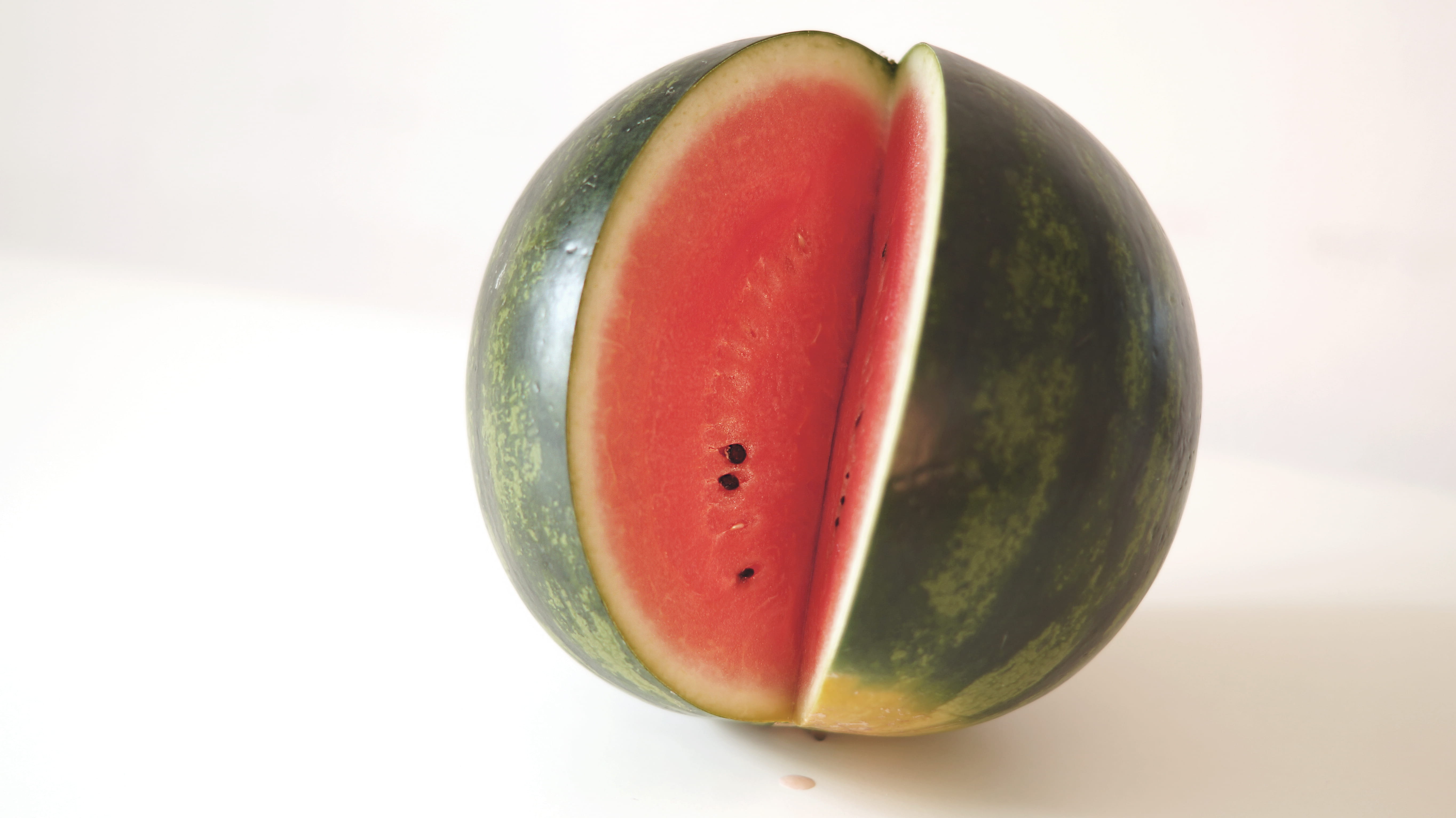 melone, 5K, ripe, apple - fruit, pink, white background, obst, green, studio shot, wassermelone, still life, cut out, grün, freshness, slice, green color, HD Wallpaper