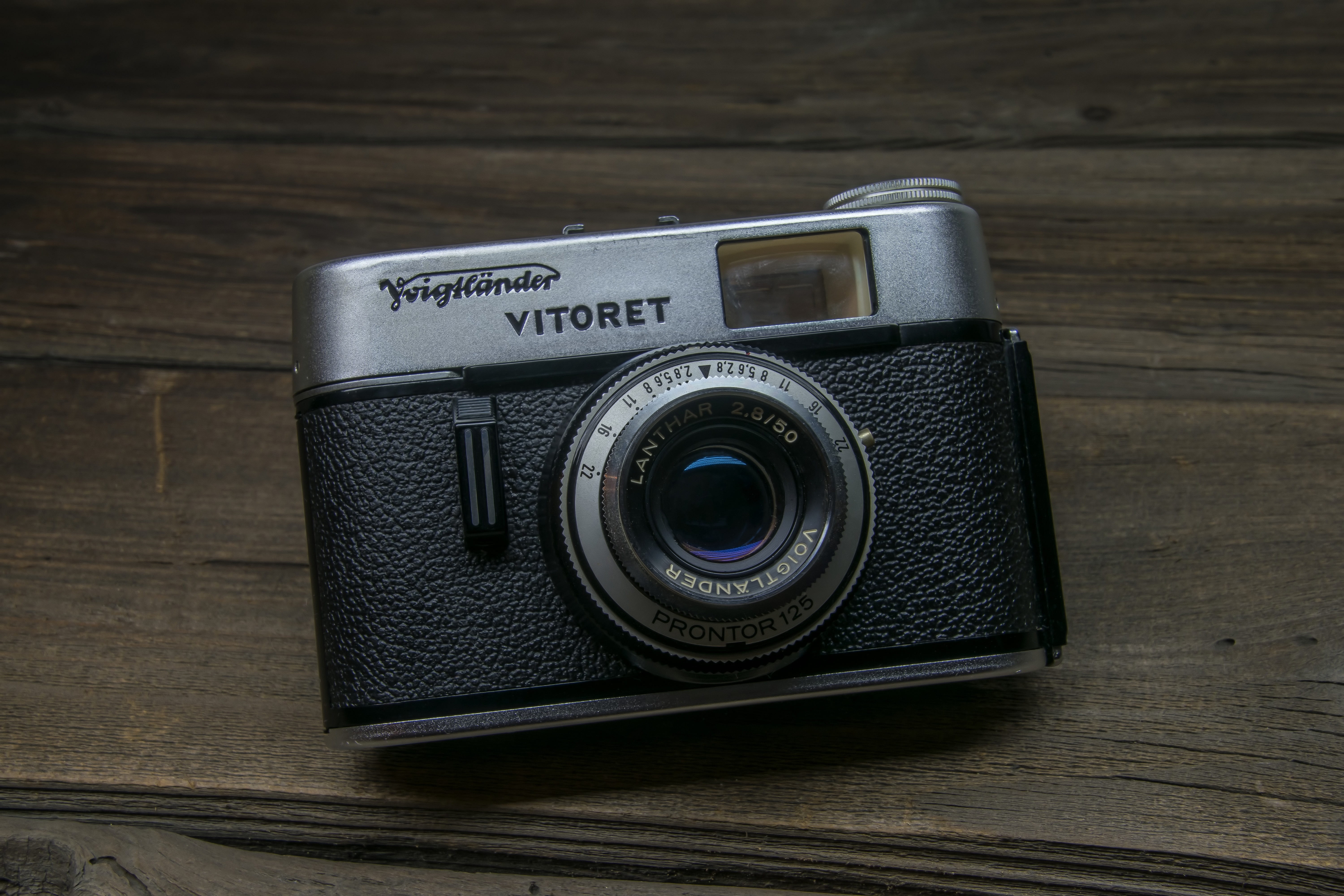 photography themes, analog, close-up, text, slr camera, no people, studio shot, rangefinder camera, camera - photographic equipment, voigtlander, wood - material, HD Wallpaper
