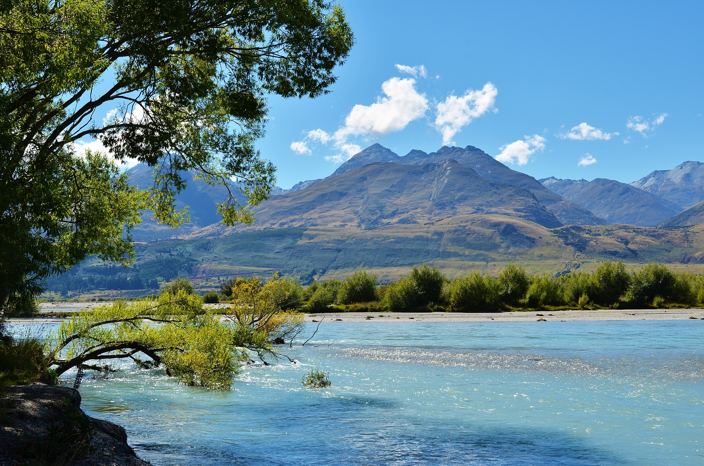 scenics - nature, tranquility, outdoors, environment, plant, beauty in nature, landscape, mountain range, no people, mountain, gé lín nuò qí, lake wakatipu, HD Wallpaper