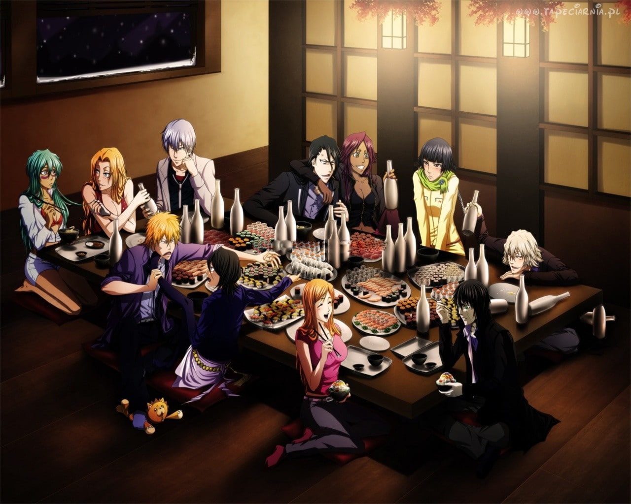 urahara, kurosaki, kon, inoue, kuchiki, matsumoto, bleach, kisuke, orihime, anime, byakuya, rangiku, 720P, ichigo, ich, art, hd, soifon, kurosaki ichigo, HD Wallpaper