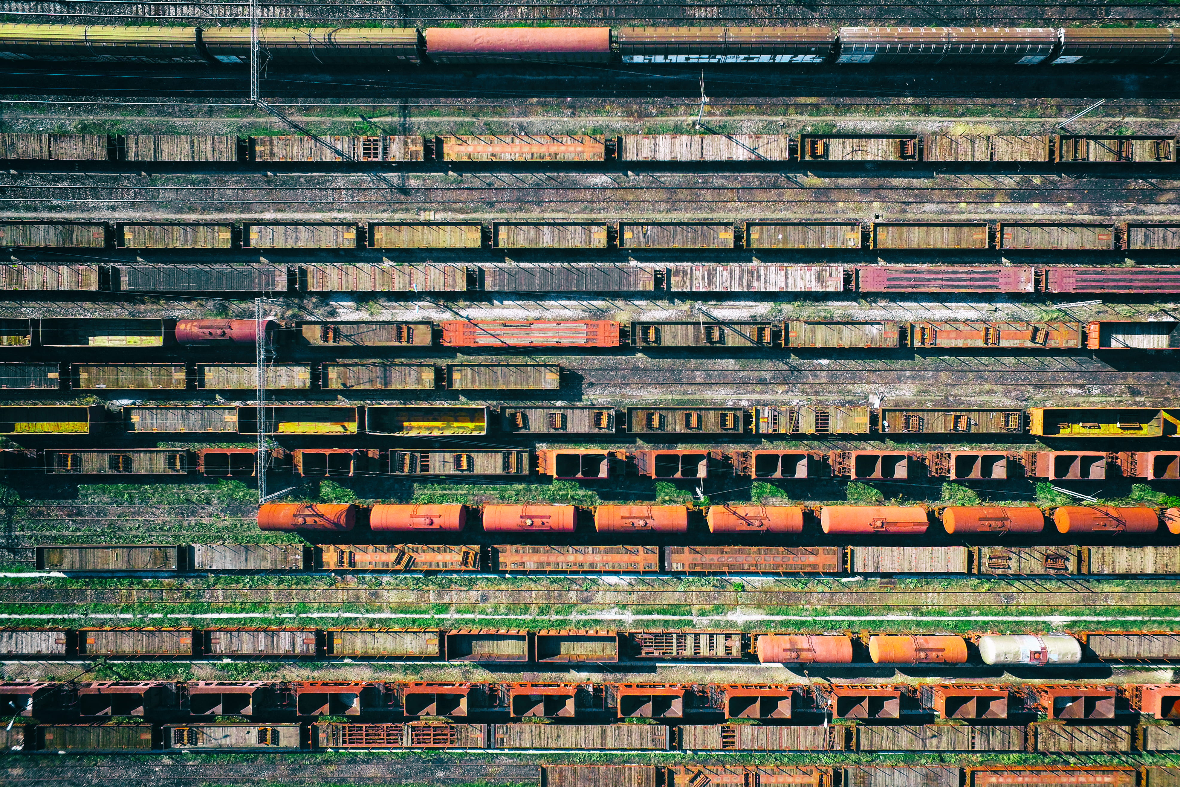 photography, track, built structure, no people, domestic animals, shot, trains, abundance, architecture, brick wall, rail transportation, railroad track, HD Wallpaper