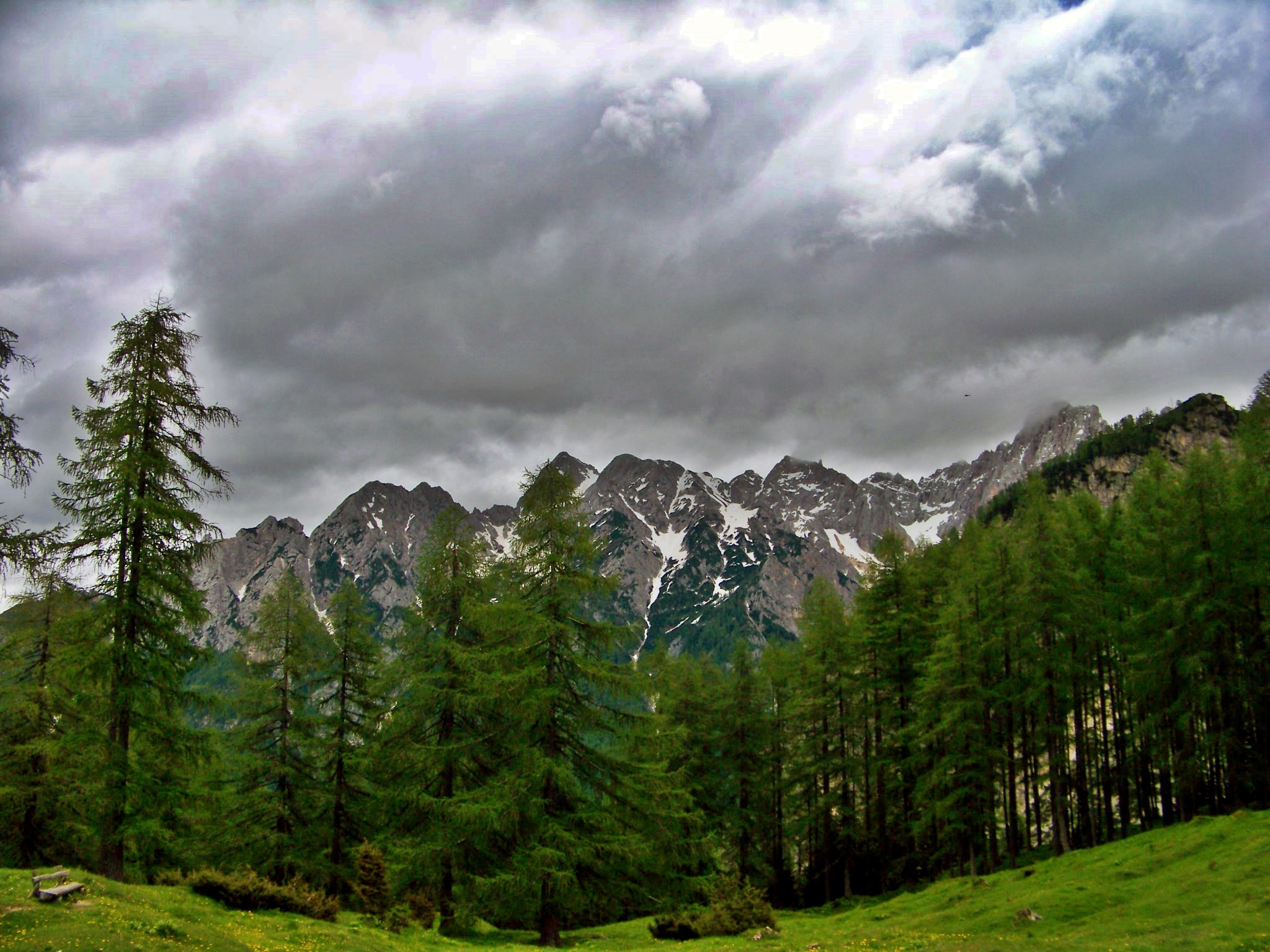 outdoors, alpine hiking, 1080P, slovenia, cloud - sky, kranjska gora, bad weather photography, jumbo, trekking, plant, mountain, chill out, no people, HD Wallpaper