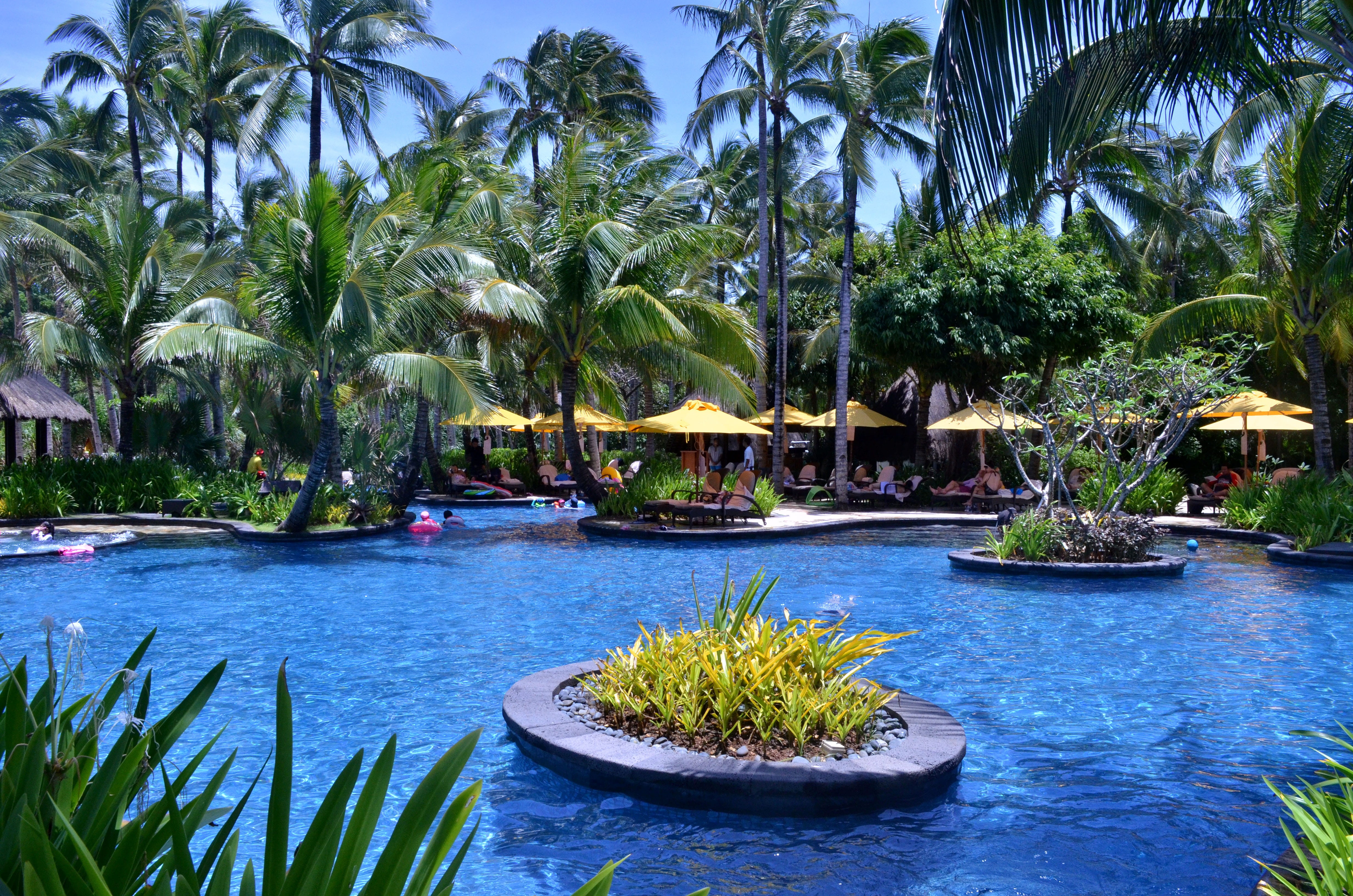 tropical climate, swelter, beauty in nature, scenics - nature, shangri, outdoors, shangri-las boracay, tree, water, plant, no people, summer, growth, sky, HD Wallpaper