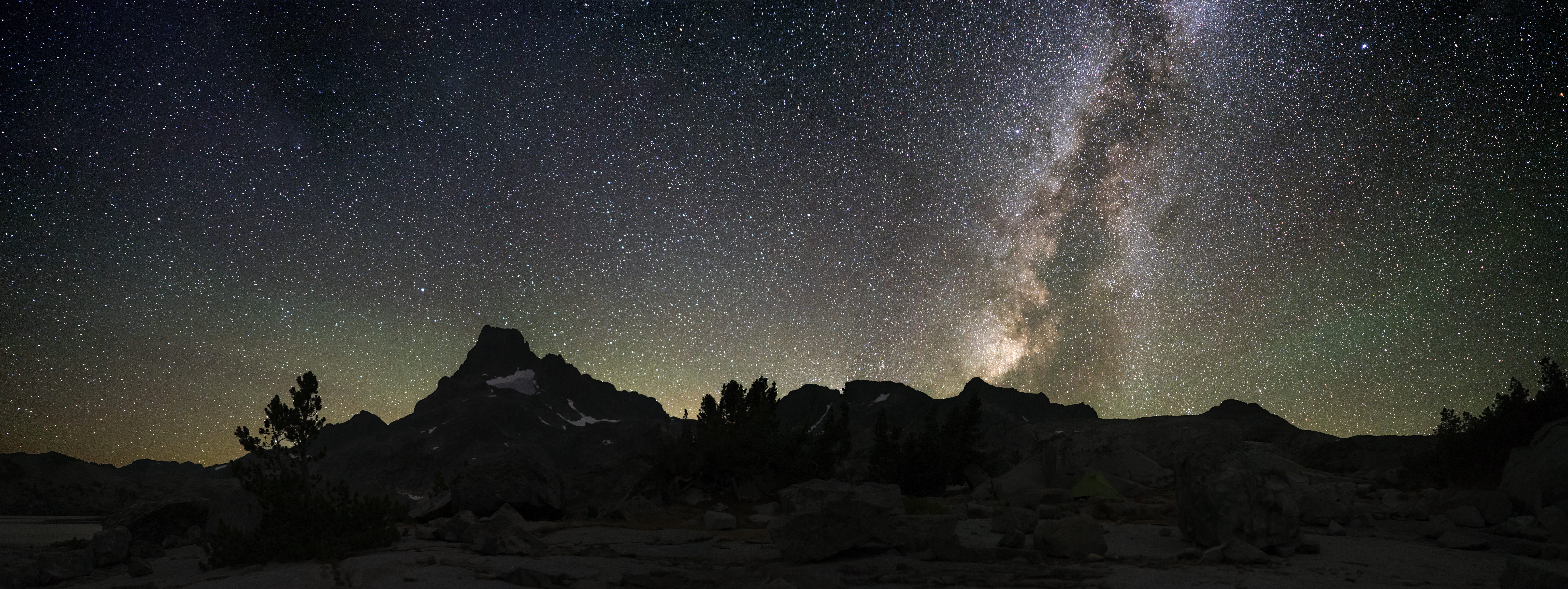 travel destinations, phenomenon, mountain range, environment, rock - object, scenics - nature, astronomy, sierra, dark, blue, 8K, milky way, sky, HD Wallpaper