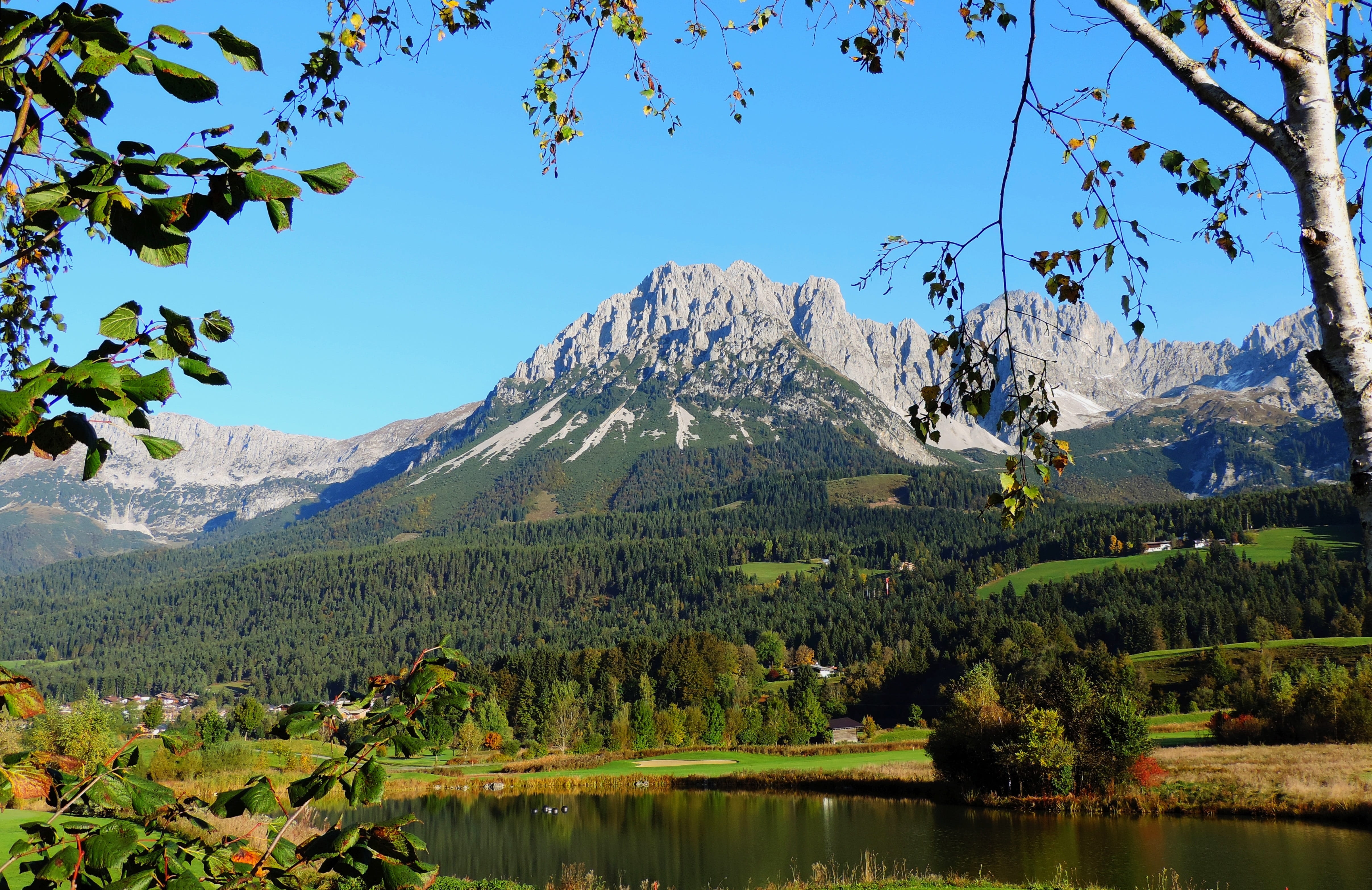 formation, plant, austria, tranquil scene, tranquility, no people, water, nature, idyllic, beauty in nature, scenics - nature, sky, alpine, growth, 4K, HD Wallpaper