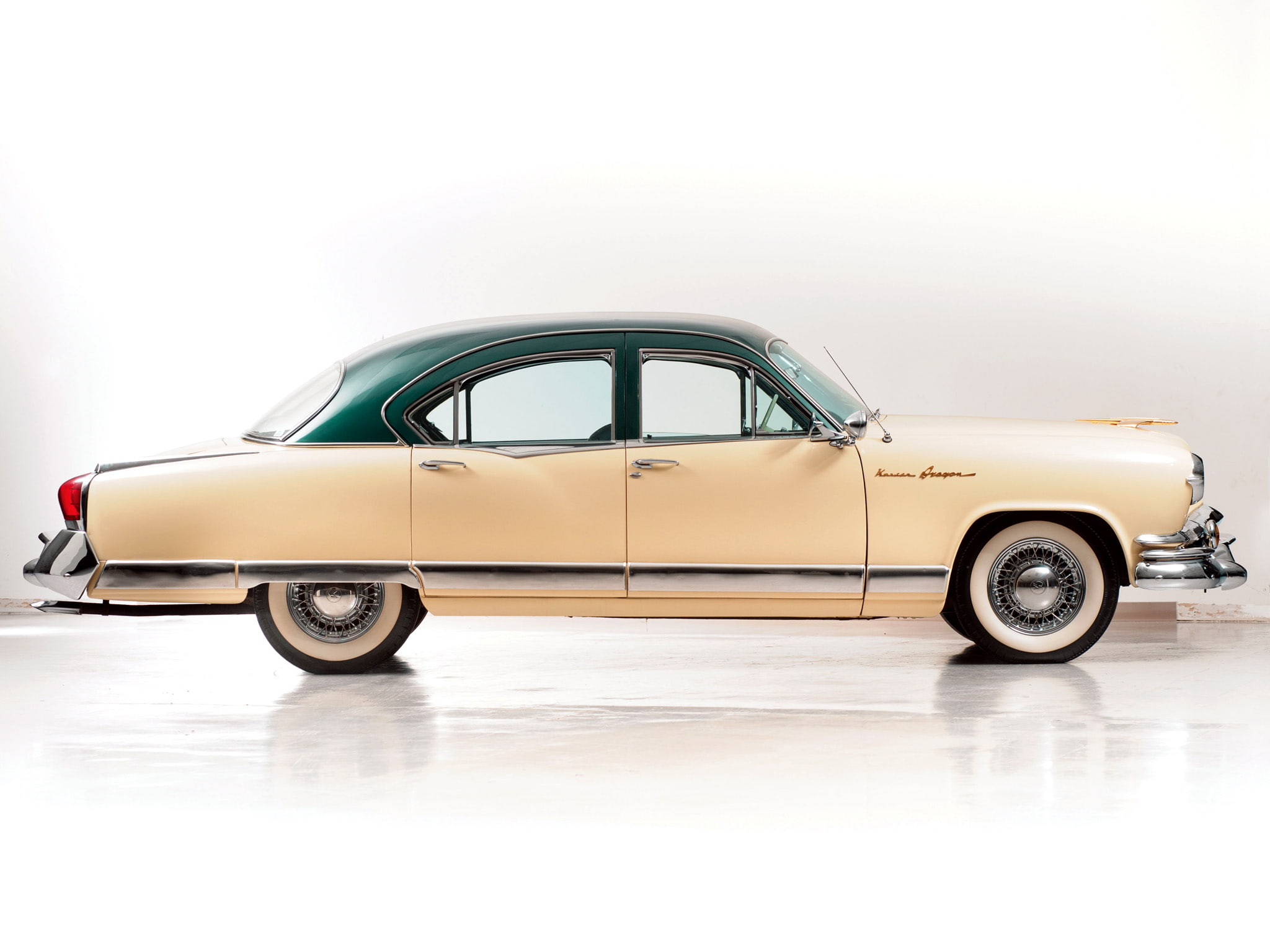 dragon, retro, 1953, sedan, 1080P, kaiser, HD Wallpaper