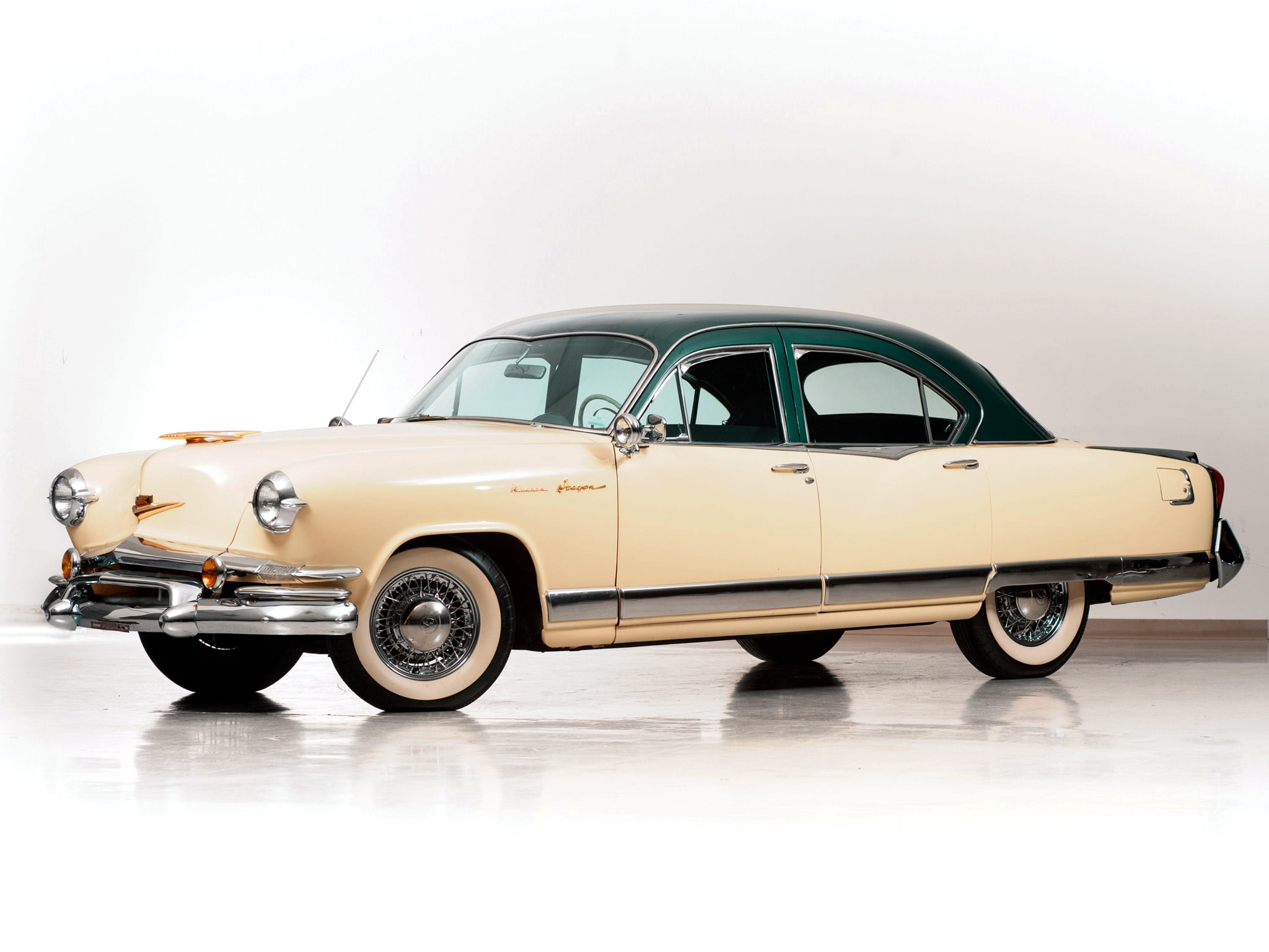 retro, 1080P, 1953, dragon, sedan, kaiser, HD Wallpaper