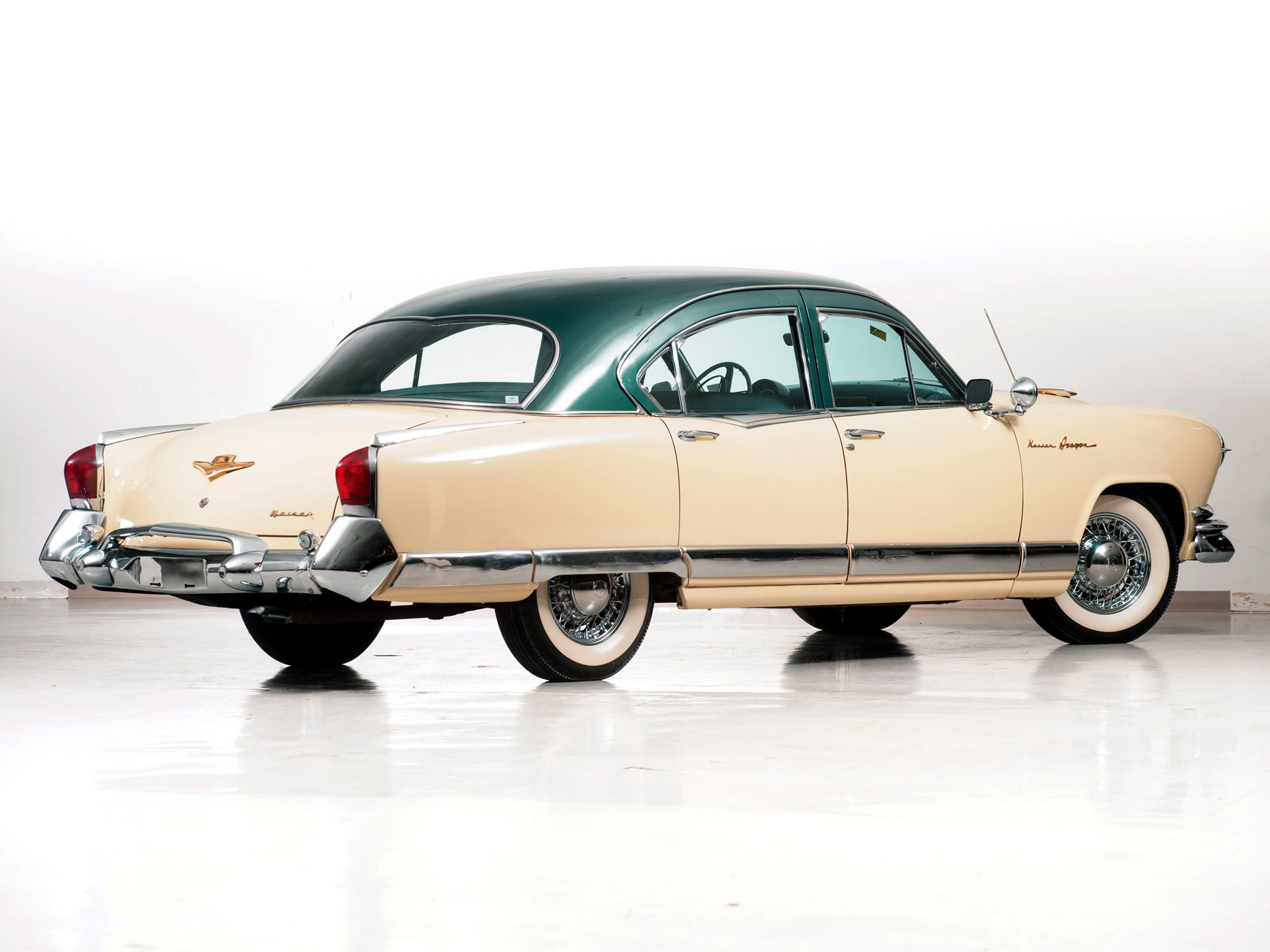 retro, sedan, kaiser, 1080P, 1953, dragon, HD Wallpaper