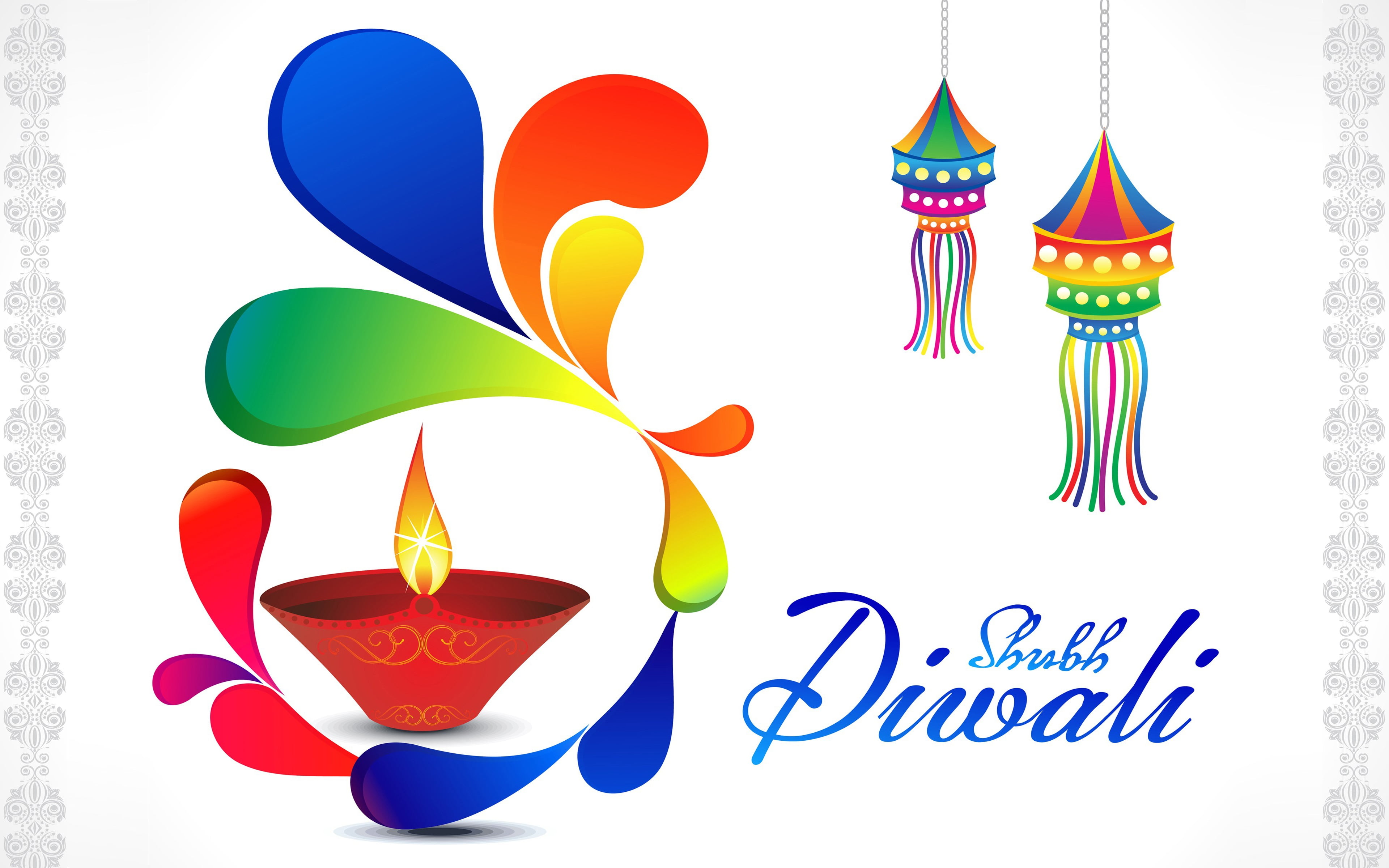 communication, hanging, white background, red, sweet, fruit, heart shape, art and craft, text, Diwali, multicolored, decoration, dessert, festivals, indoors, HD Wallpaper