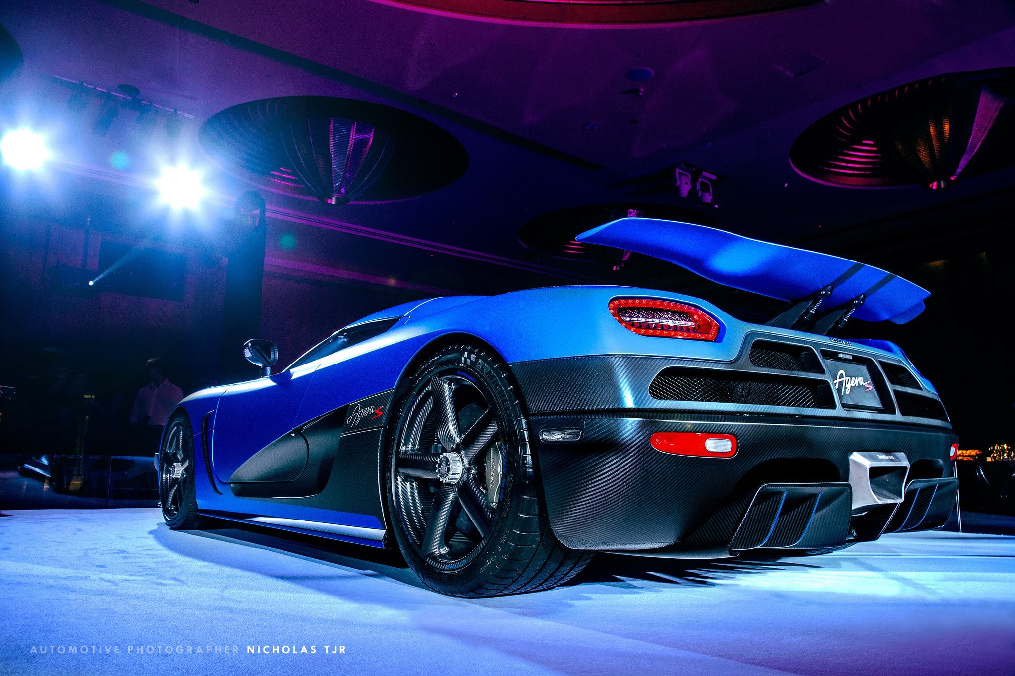 bleu, supercar, 1080P, koenigsegg, agera, supercars, blue, HD Wallpaper