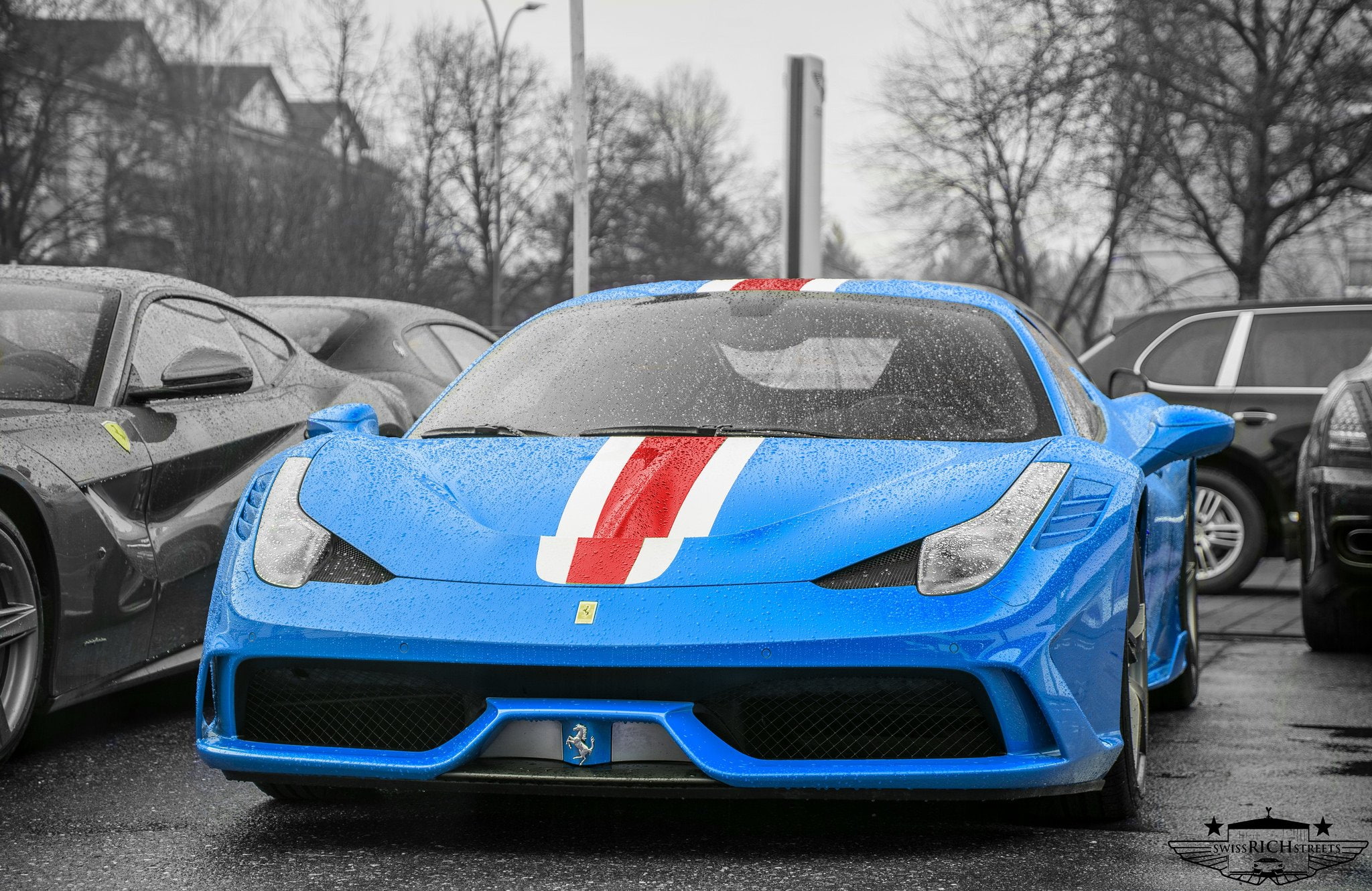 speciale, ferrari, blu, 1080P, 2013, blue, 458, bleu, supercar, HD Wallpaper