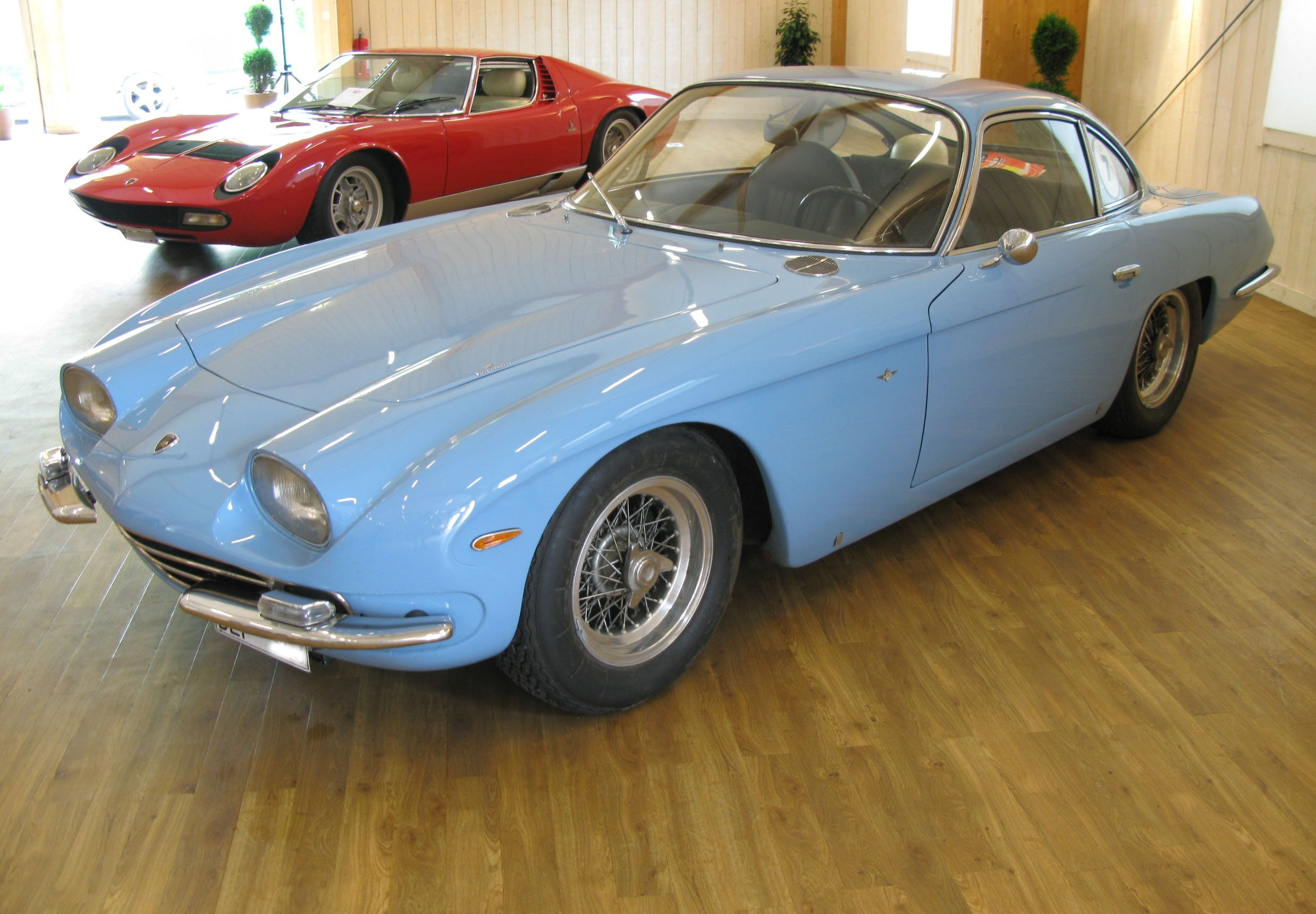 italy, supercar, cars, lamborghini, blue, bleu, 350, supercars, 1080P, classic, HD Wallpaper