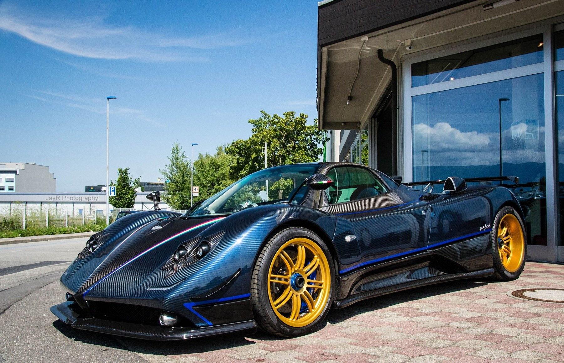 blu, pagani, supercar, bleu, blue, zonda, exotic, 720P, cars, vehicles, HD Wallpaper