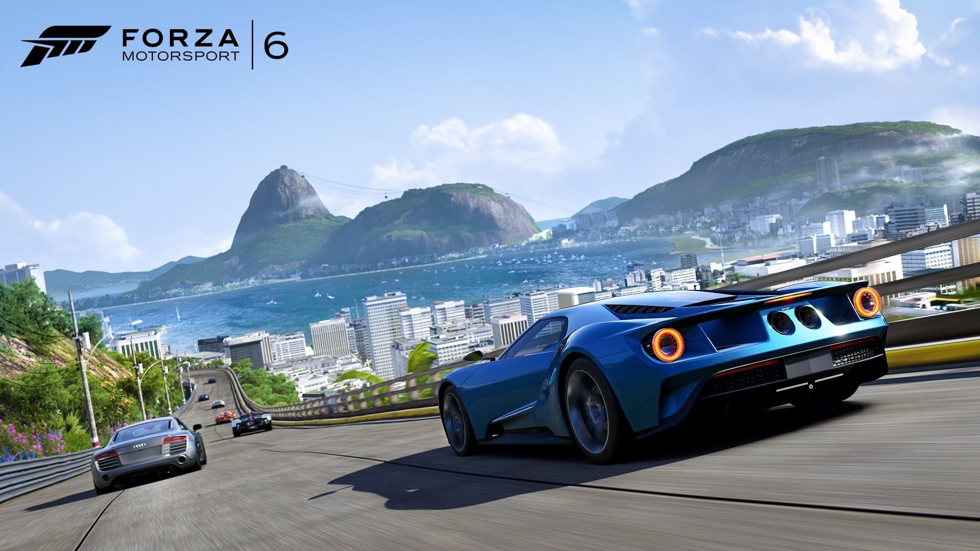 Rio De Janeiro, Audi R8, Ford GT, Forza Motorsport 6, 1080P, HD Wallpaper