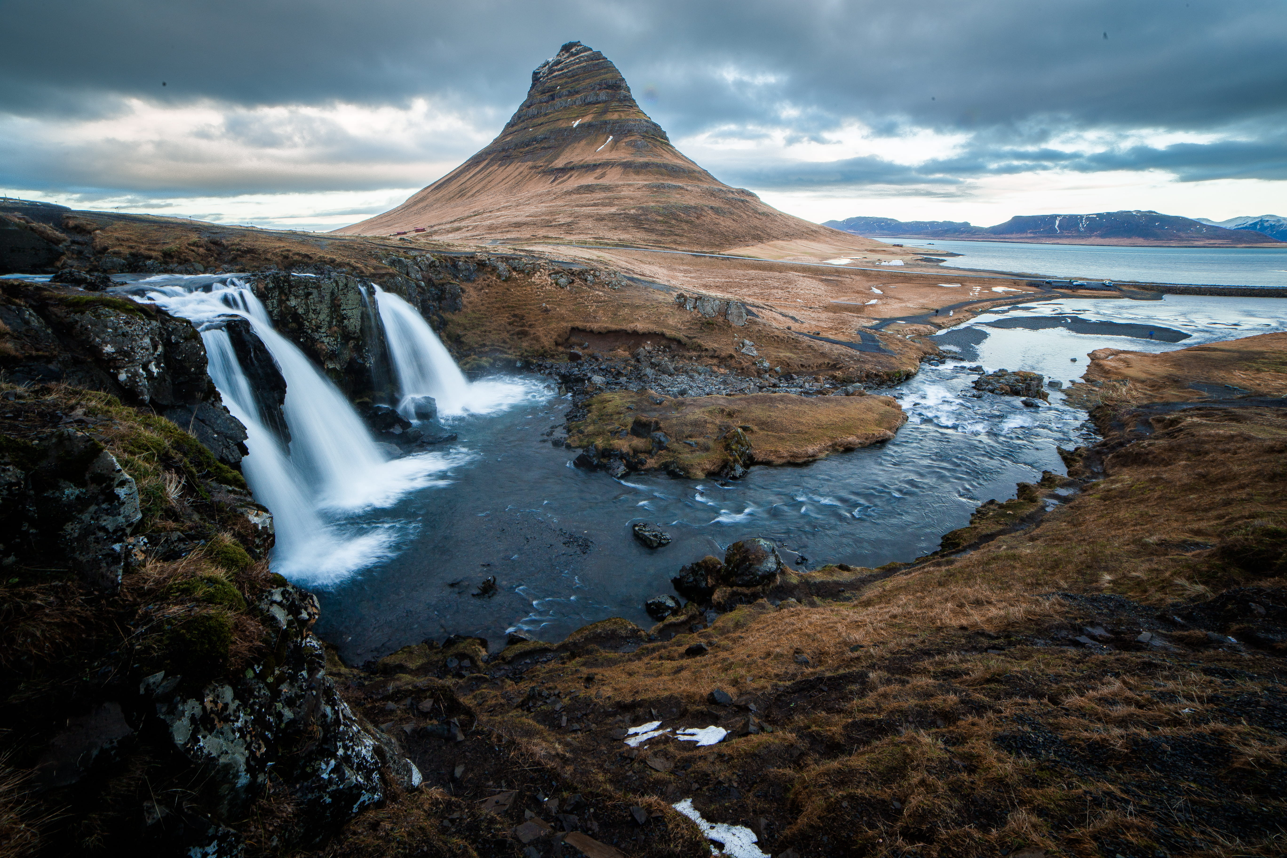 glacier, river, non-urban scene, tranquility, power in nature, snow, flowing, Iceland, Wild, scenics - nature, nature, sky, scenics, environment, brown, HD Wallpaper