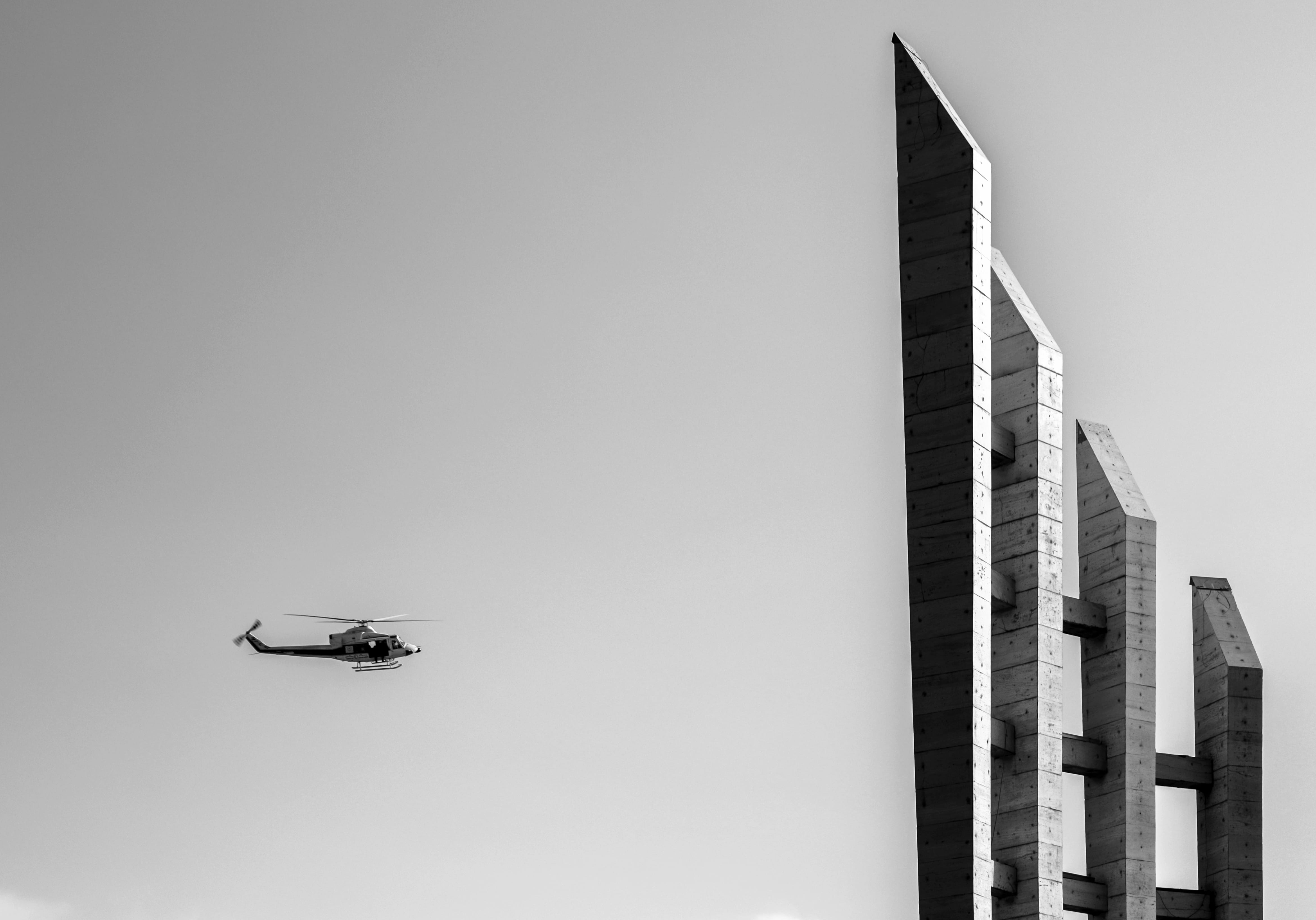 no people, iran, built structure, air vehicle, tall - high, ceremony, travel, building, zanjan  revolution square, animal, flight, mourning, architecture, HD Wallpaper