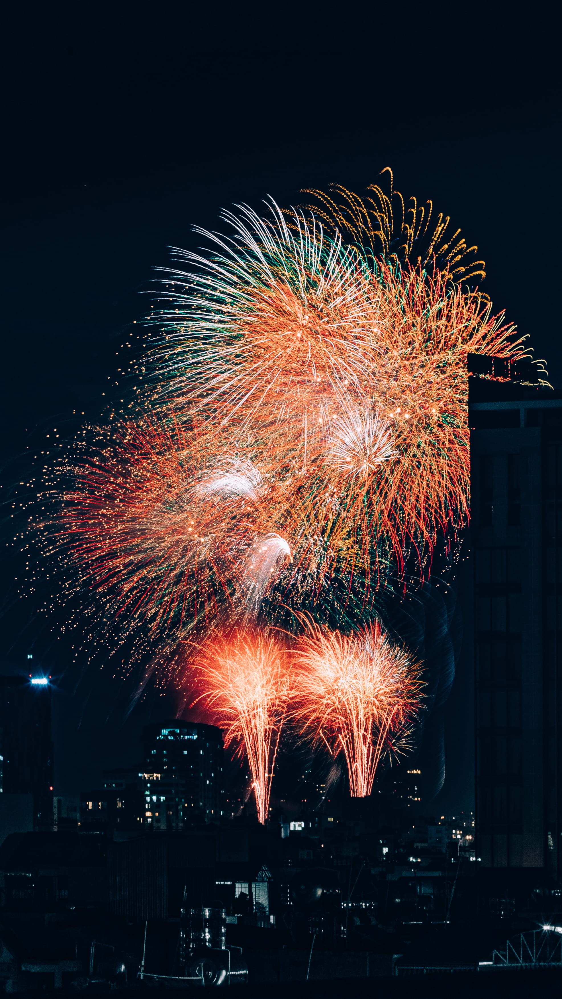 longexposure, tp hcm, ocean, lunar, built structure, multi colored, long exposure, outdoors, firework display, nature, light, sky, hochiminhcity, outside us or canada, Phone HD Wallpaper