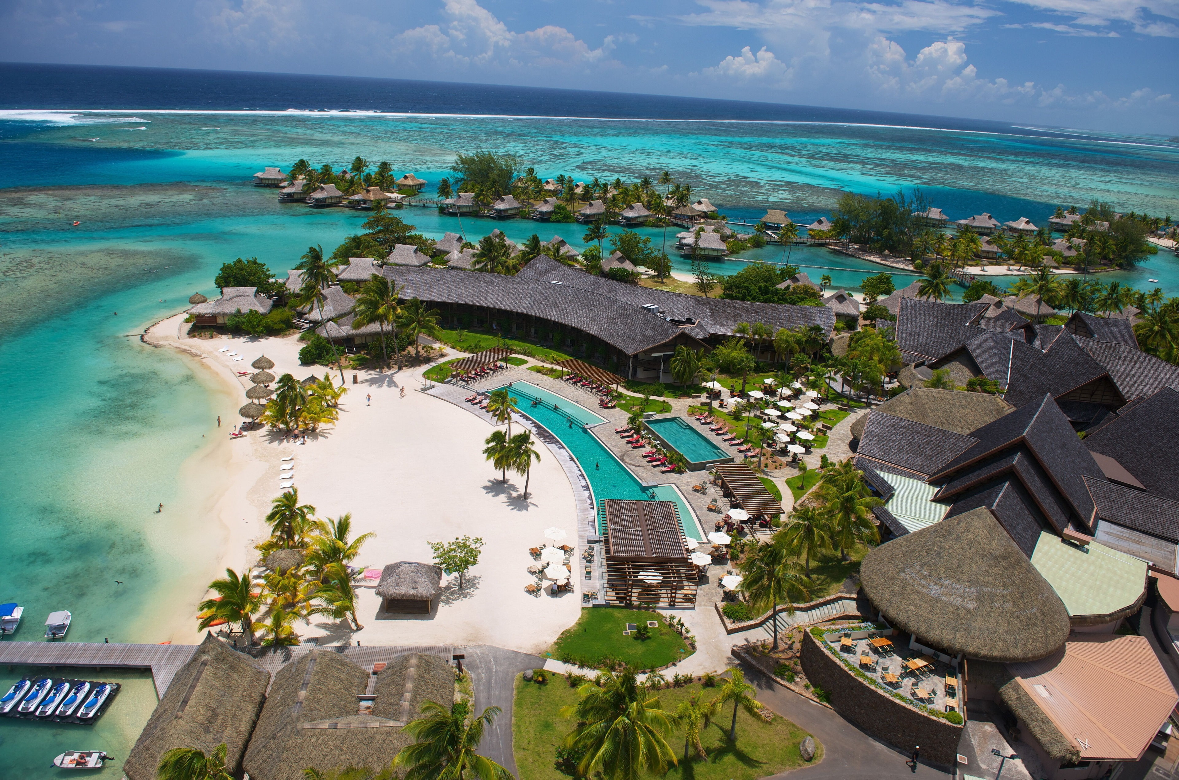 4K, intercontinental moorea resort 4k cool desktop, HD Wallpaper