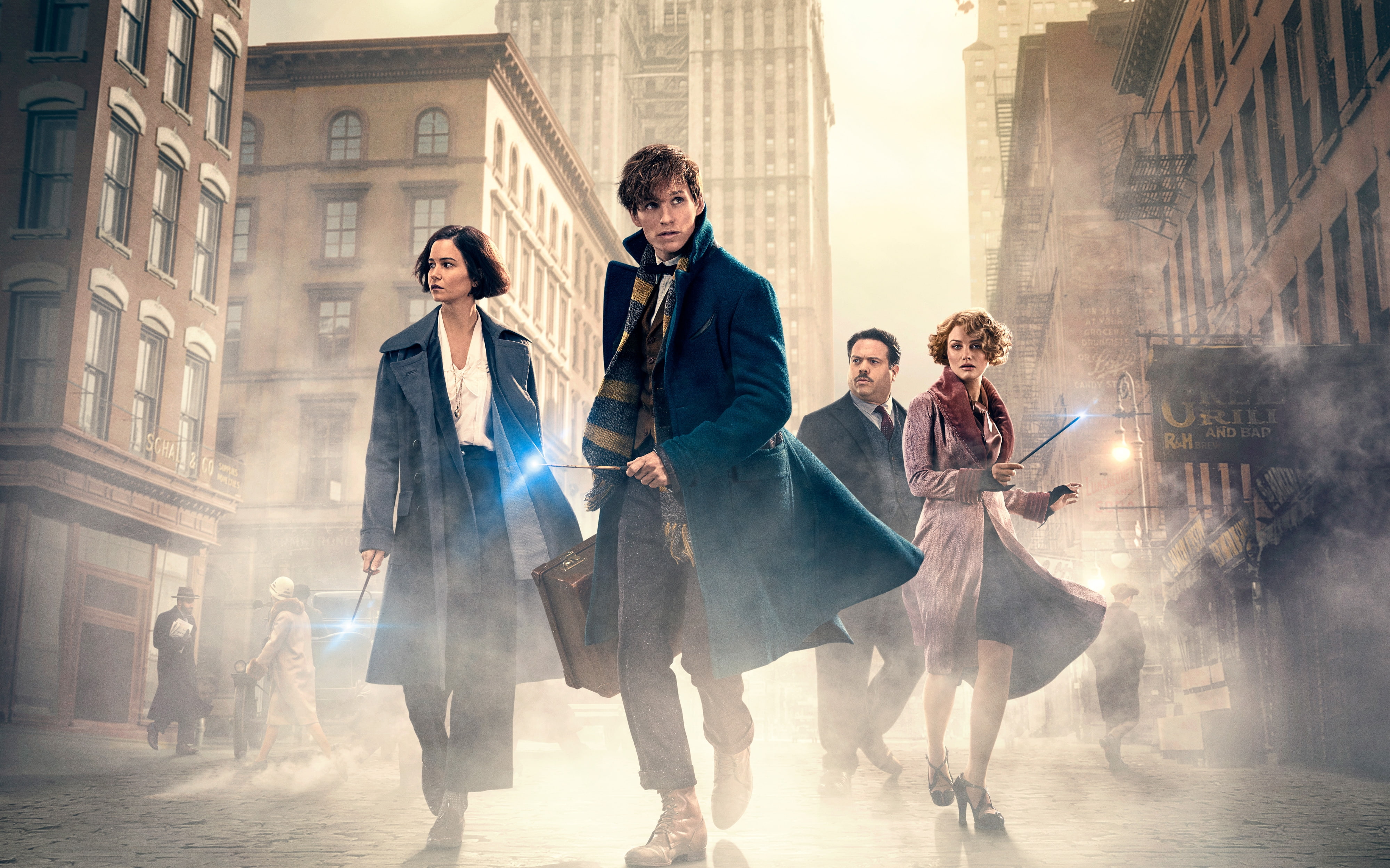 Movies, eddie redmayne, fantastic beasts and where to find them, 4K, katherine waterston, HD Wallpaper