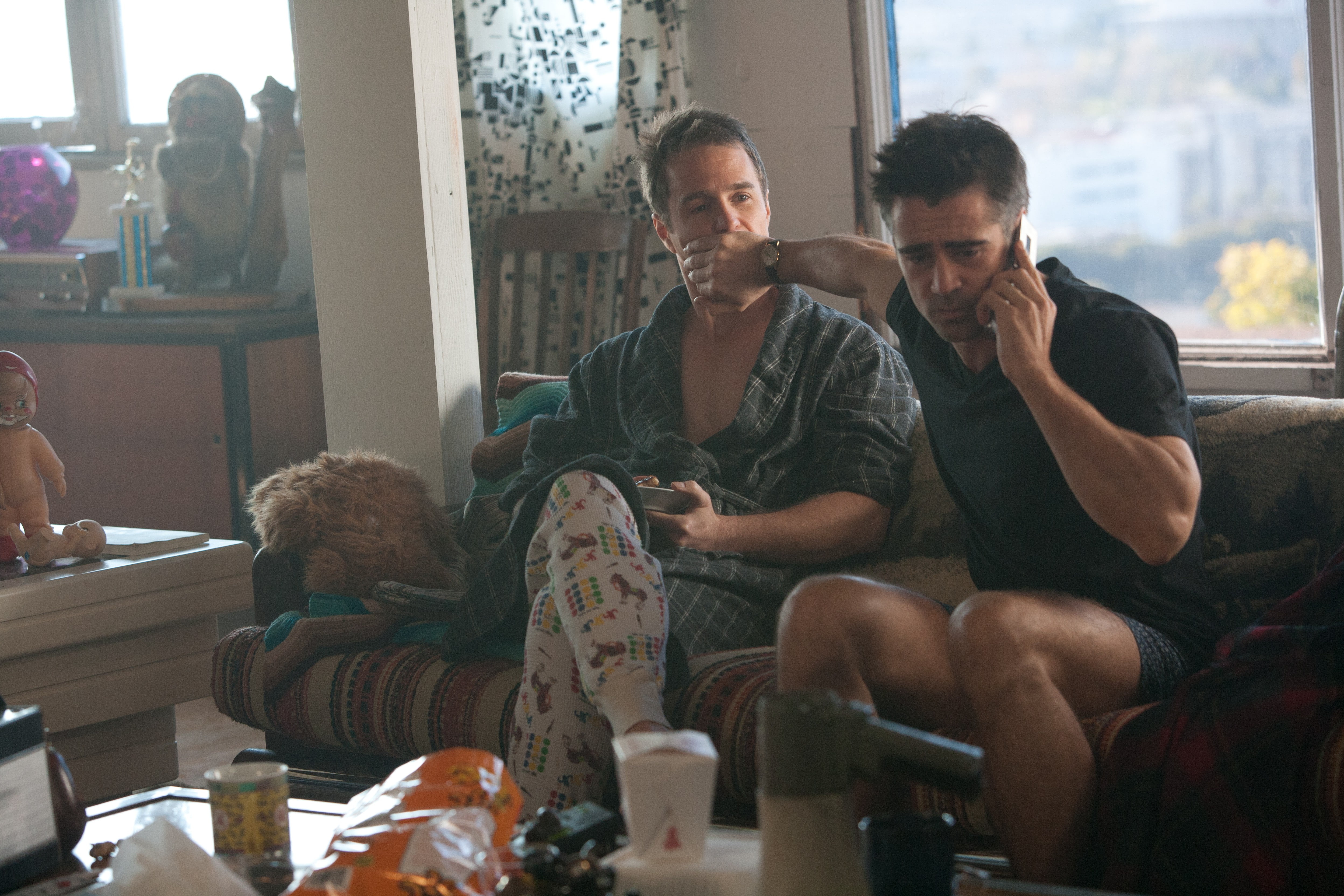 Billy (Seven Psychopaths), Sam Rockwell, Colin Farrell, 4K, Seven Psychopaths, Movie, Marty (Seven Psychopaths), HD Wallpaper