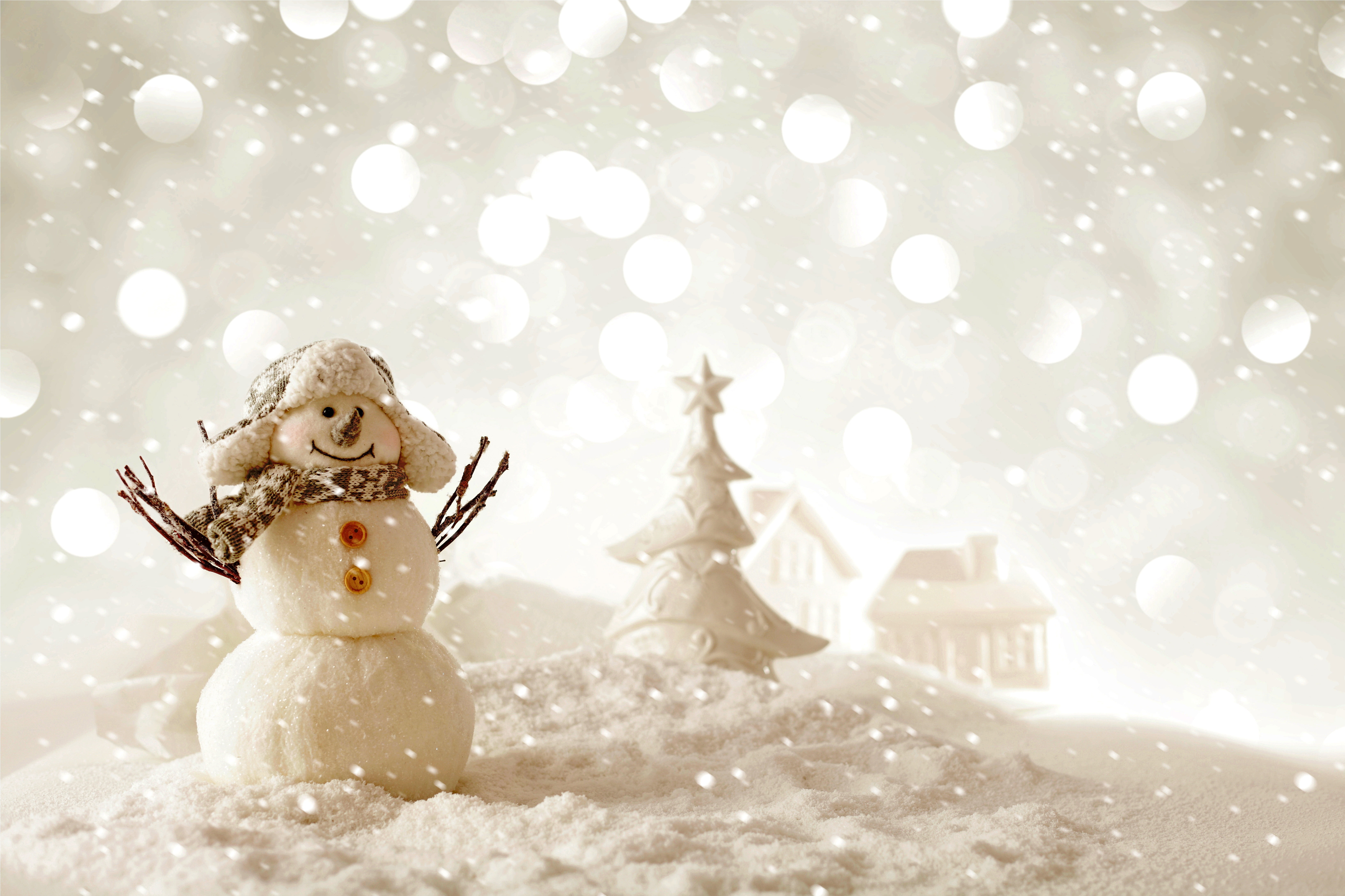 nature, ice, snow, no People, cute, winter, year, extreme weather, lens flare, happiness, snowflake, cold temperature, christmas Ornament, human representation, HD Wallpaper
