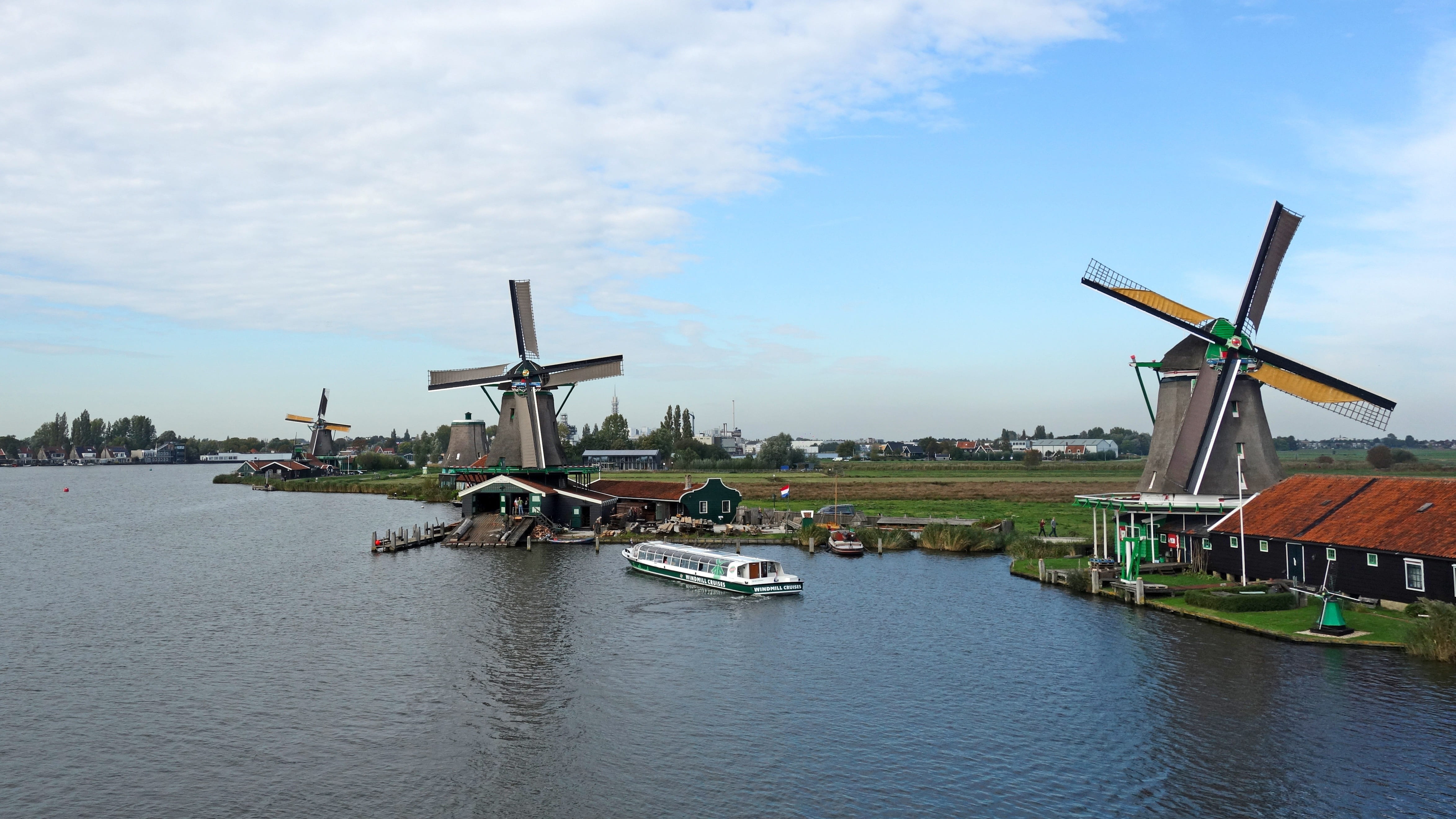 environmental conservation, tourism, sky, alternative energy, sailboat, outdoors, built structure, 4K, netherlands, waterfront, architecture, mode of transportation, HD Wallpaper