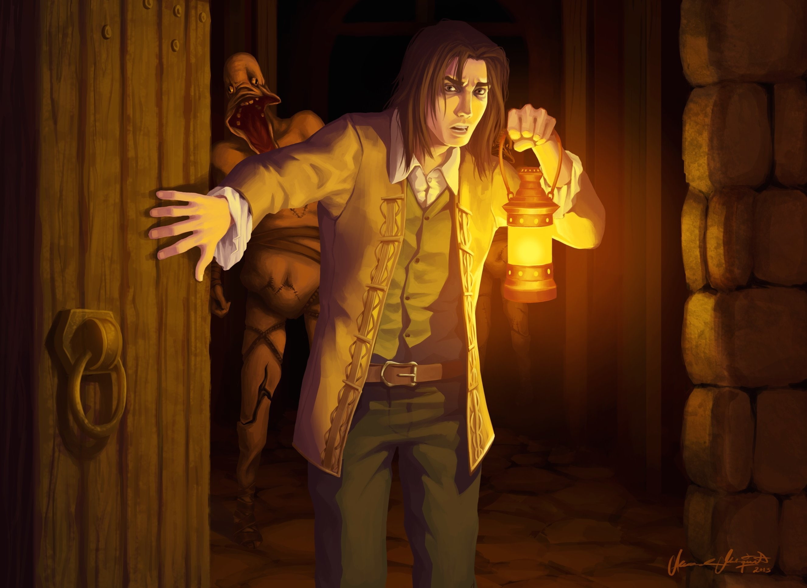 horror, descent, 2K, dark, games, game, amnesia, frictional, HD Wallpaper