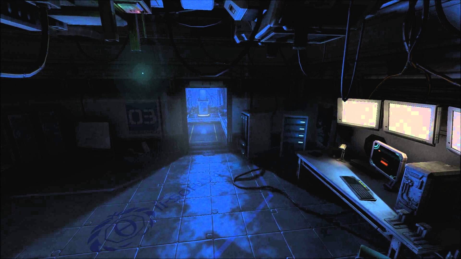 dark, lighting equipment, abandoned, soma frictional games, illuminated, absence, land vehicle, 1080P, transportation, technology, empty, machinery, equipment, HD Wallpaper